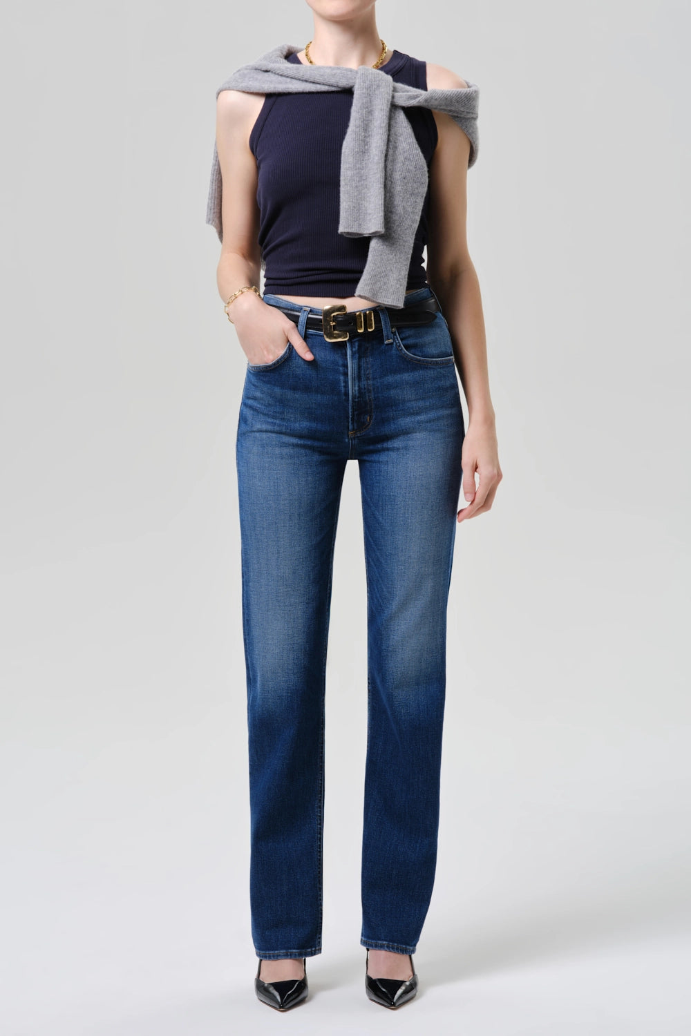 Palma Straight Long Jean Pants Citizens of Humanity