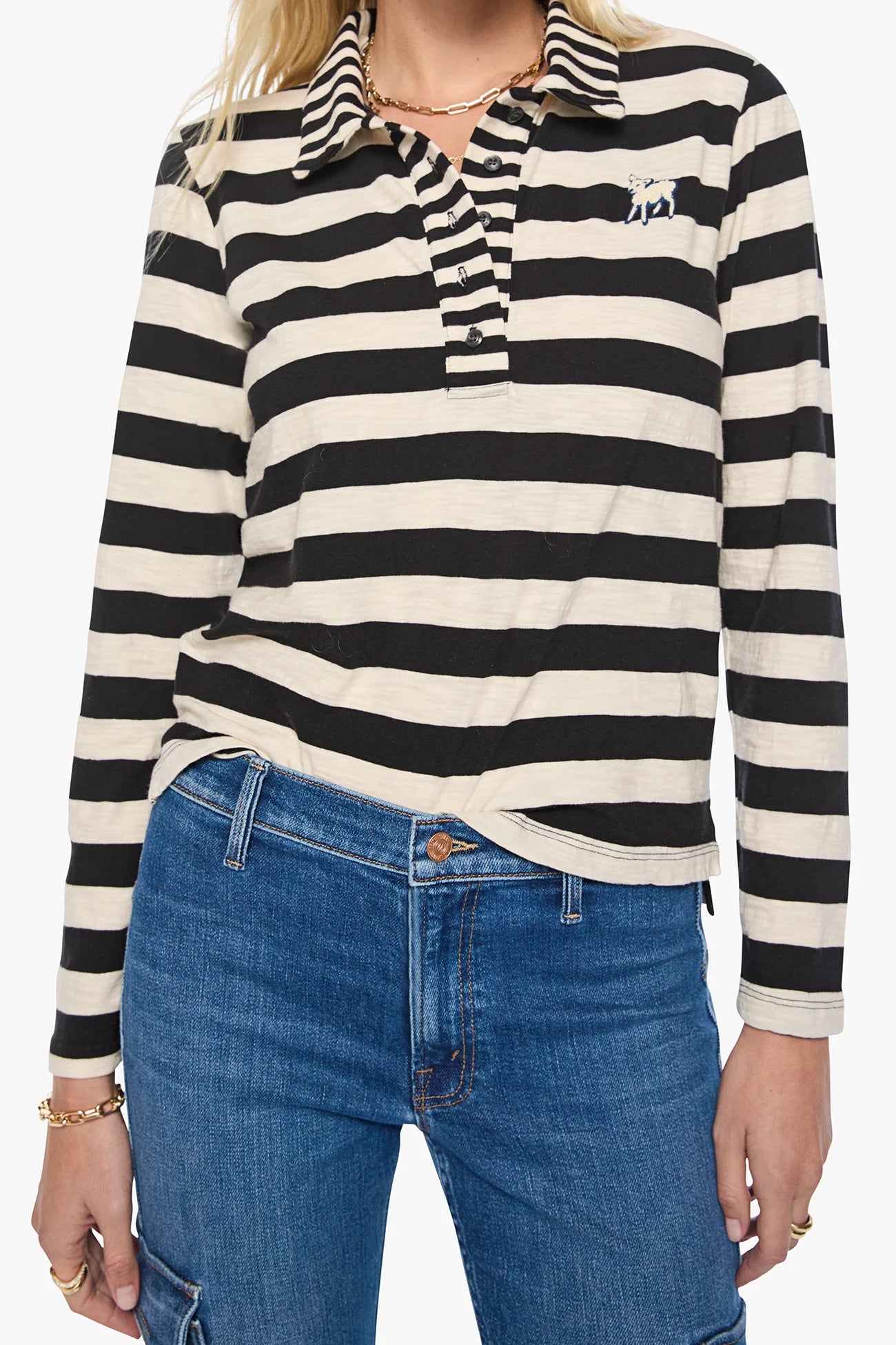 The L/S Close Cut Huddle Shirts &amp; Tops MOTHER
