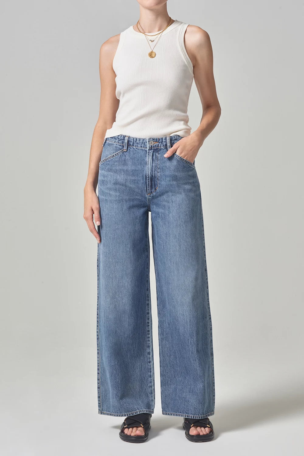 Isabel Rib Tank T-Shirts Citizens of Humanity