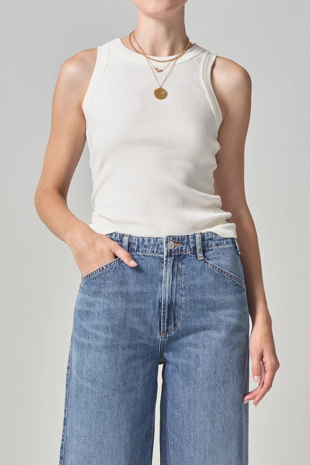 Isabel Rib Tank T-Shirts Citizens of Humanity