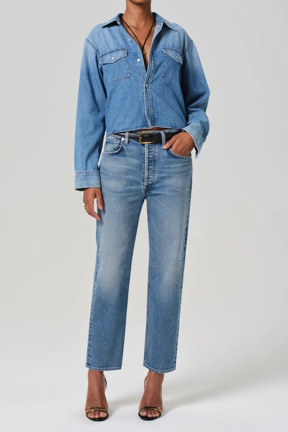 Baby Shay Cropped Shirt Tops Citizens of Humanity