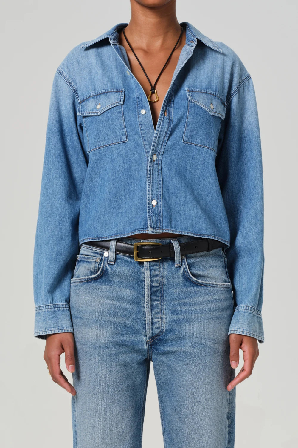 Baby Shay Cropped Shirt Tops Citizens of Humanity