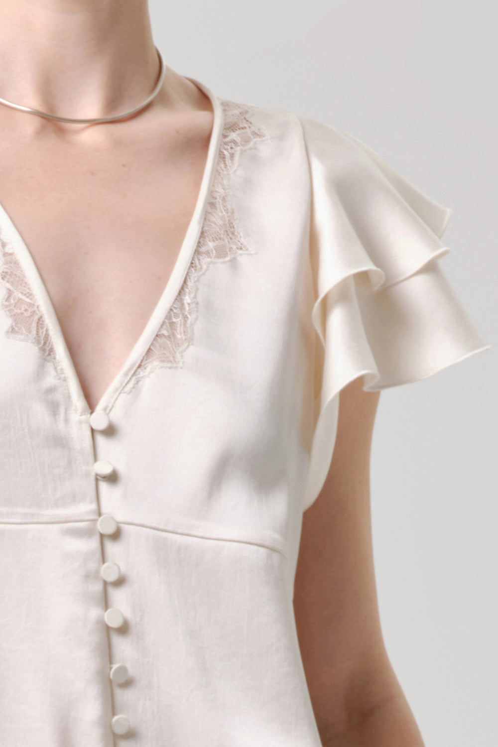 Lola Flutter Lace Sleeve Top Shirts &amp; Tops Citizens of Humanity