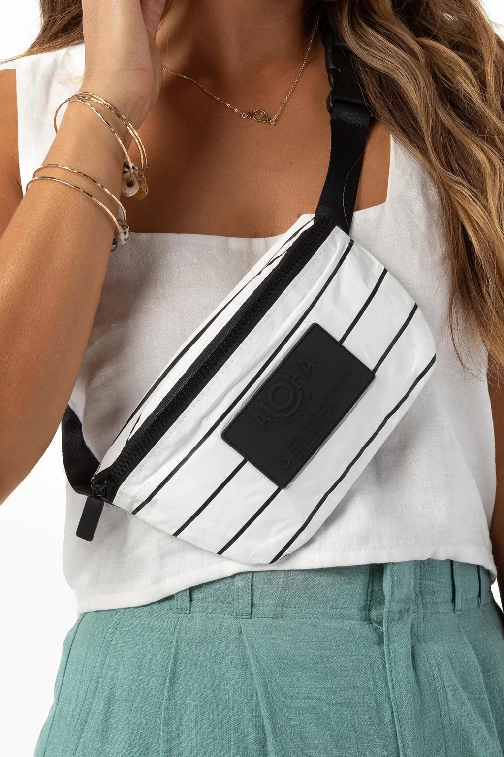 Pinstripe Hip Pack Accessories ALOHA Collection