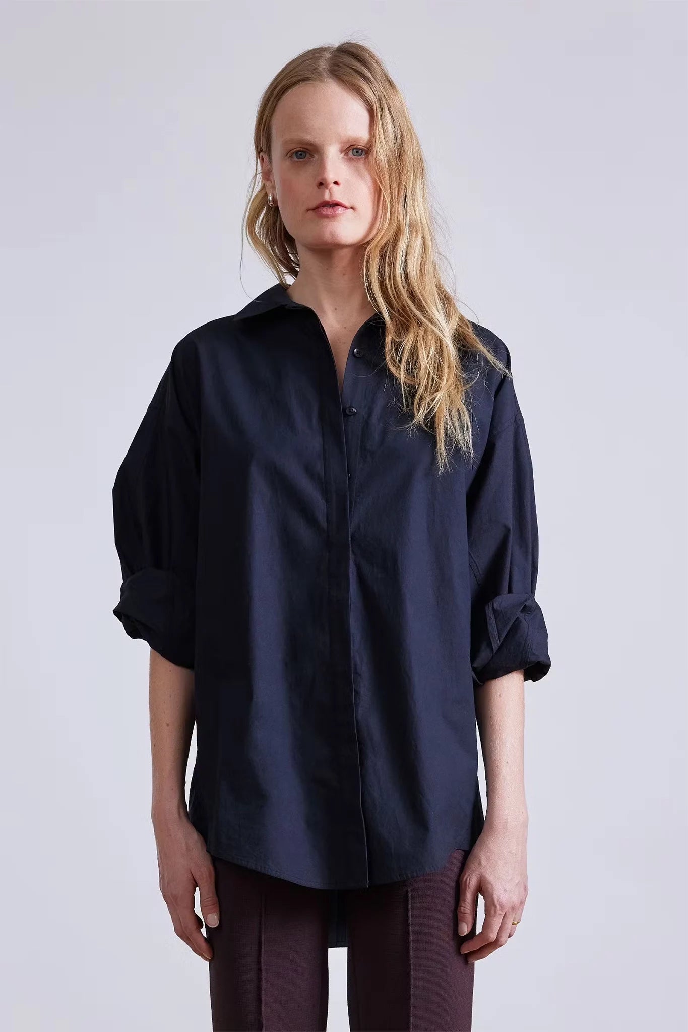 Kaarina Dolman Button Down Tops Apiece Apart