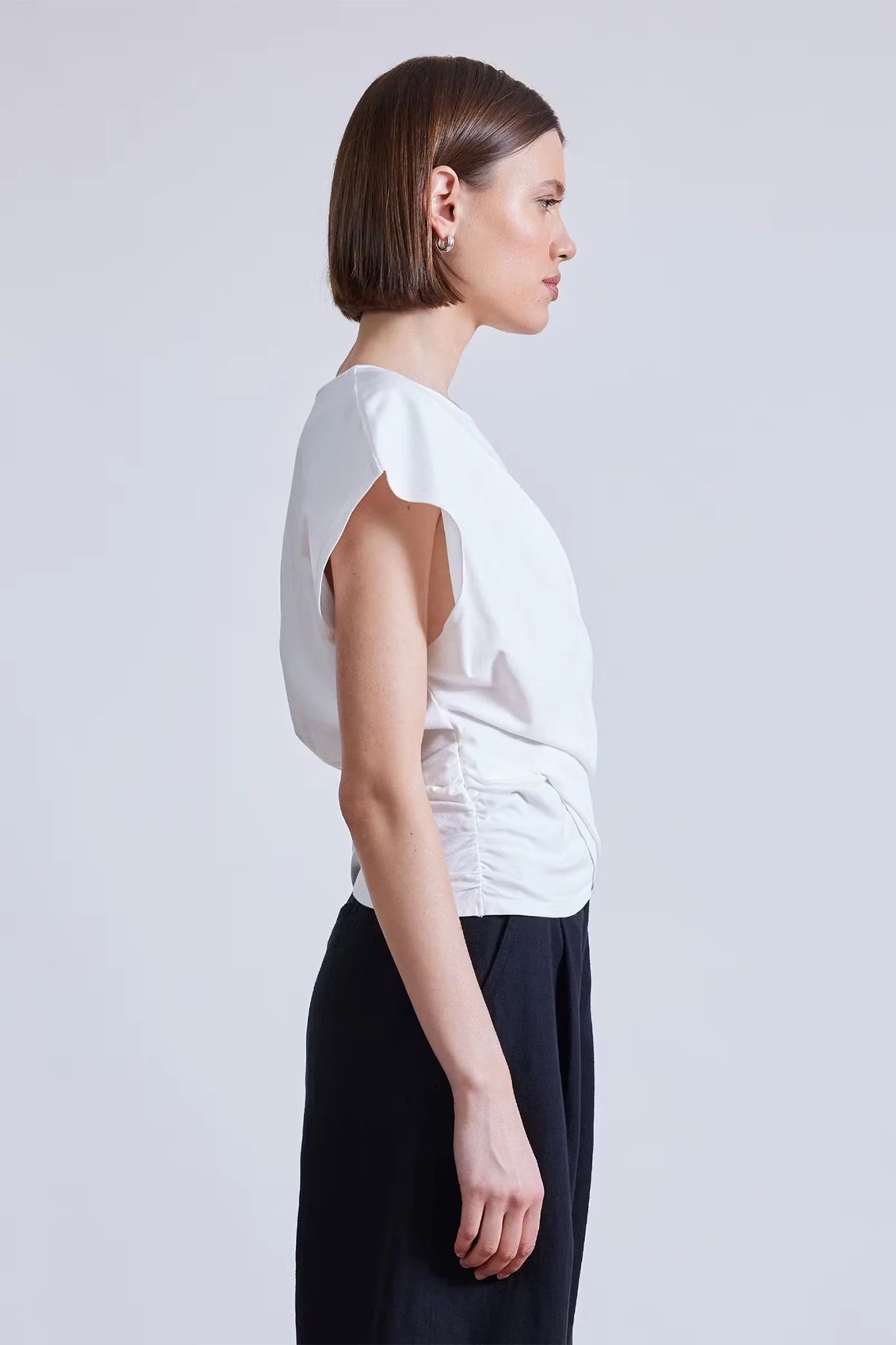 Twist Drape Tee T-Shirts Apiece Apart