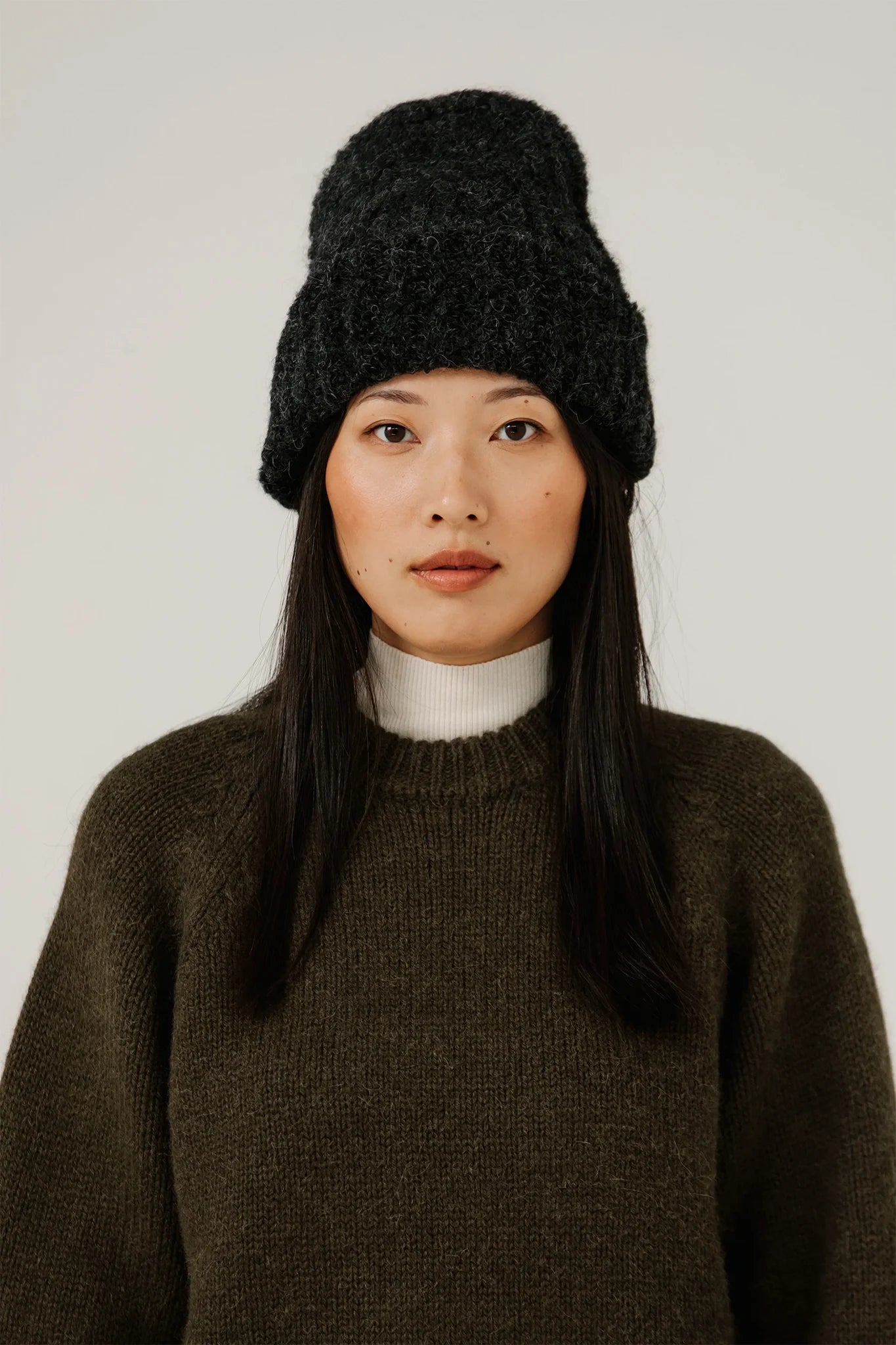 Colette Boucle Beanie Accessories Bare Knitwear