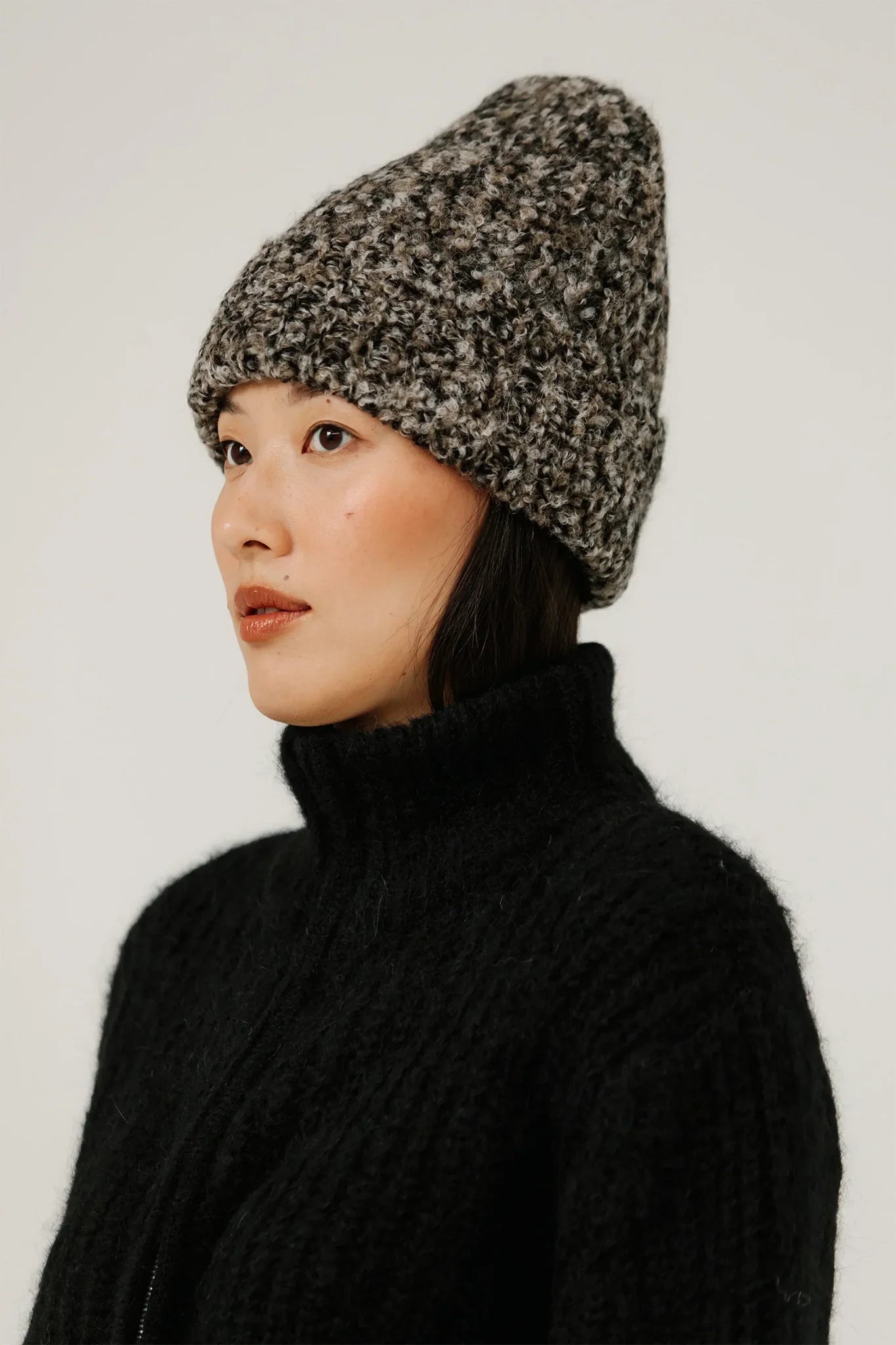 Colette Boucle Beanie Accessories Bare Knitwear