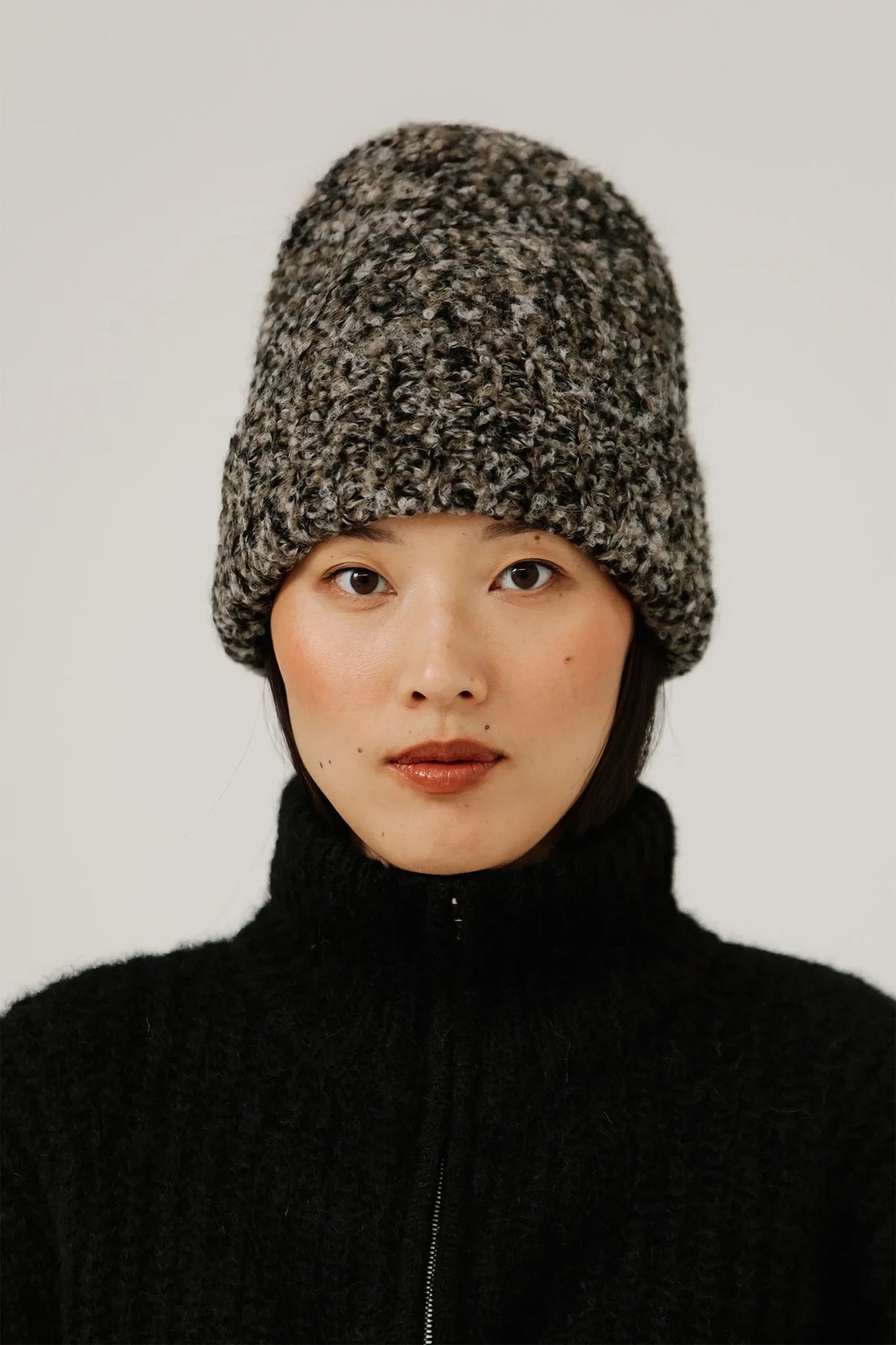 Colette Boucle Beanie Accessories Bare Knitwear