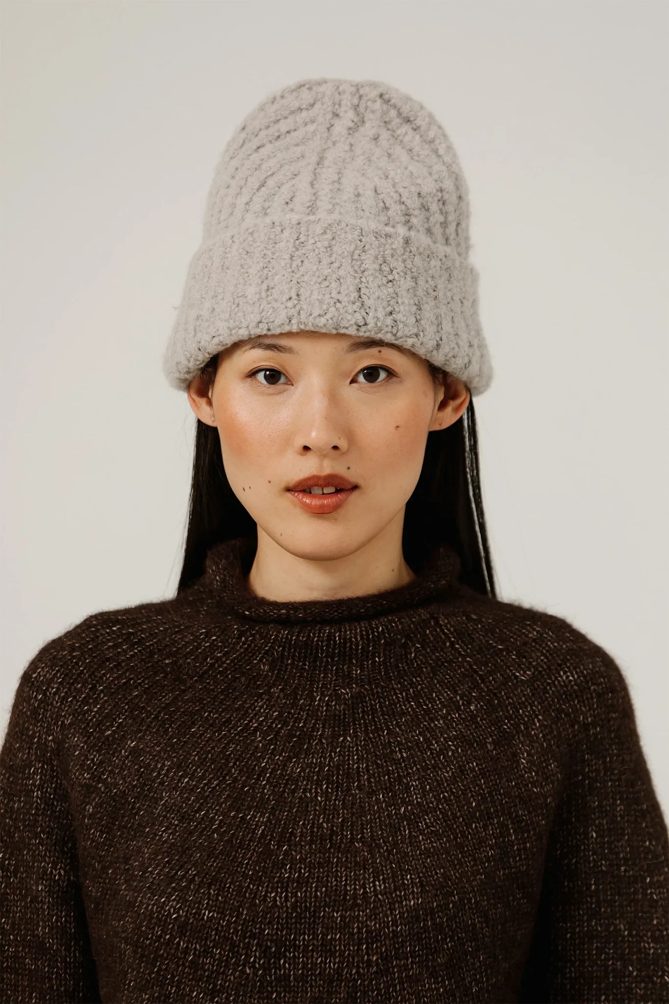 Colette Boucle Beanie Accessories Bare Knitwear