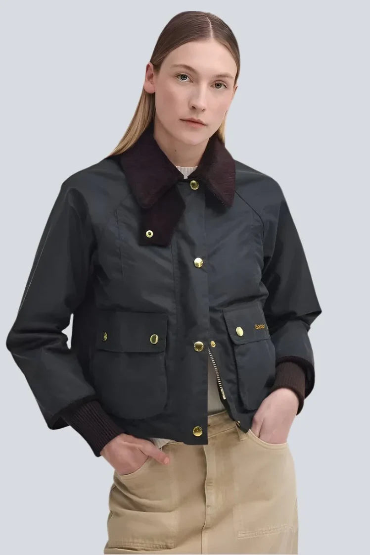 Cropped Beadnell Wax Jackets & Coats Barbour