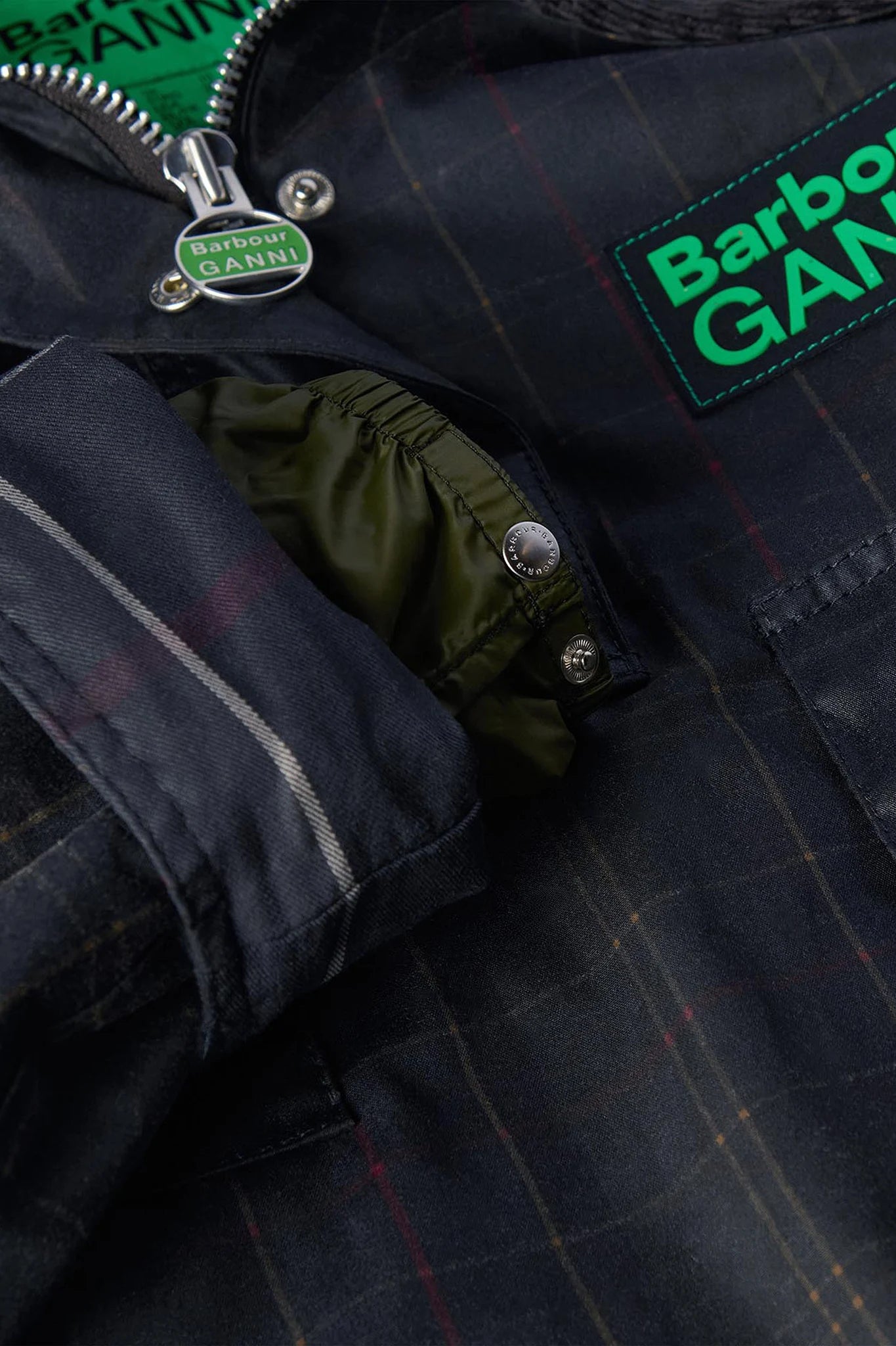Wax Anorak Smock Jackets &amp; Coats Barbour x GANNI