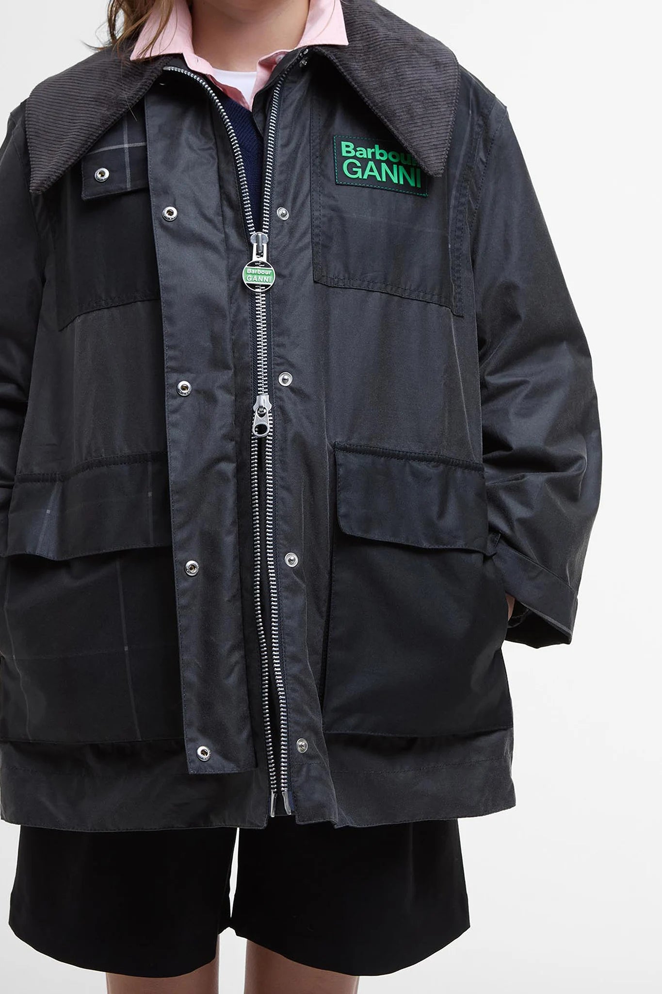 Wax Duffle Jackets &amp; Coats Barbour x GANNI