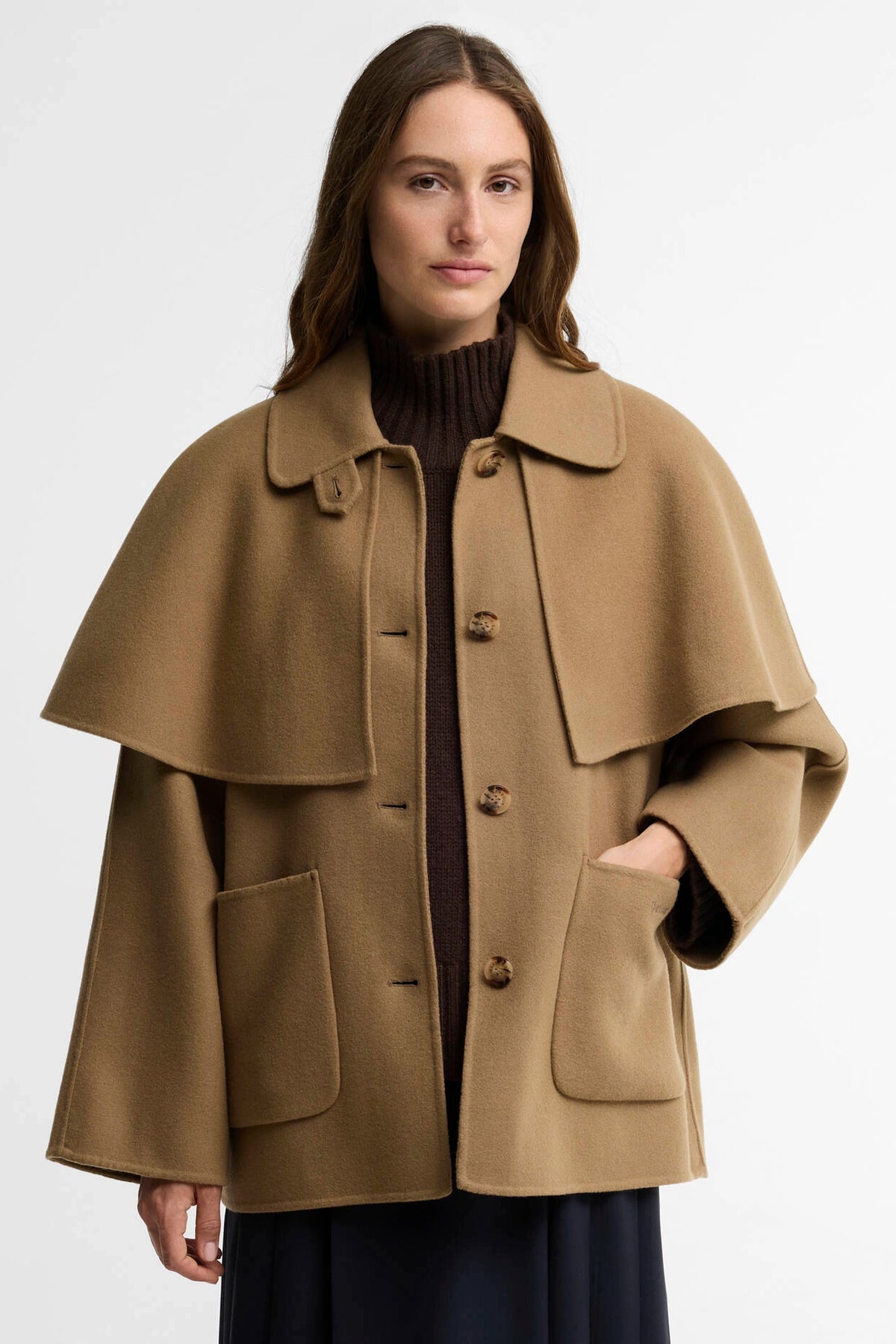 Aggy Wool Coat Jackets &amp; Coats Barbour