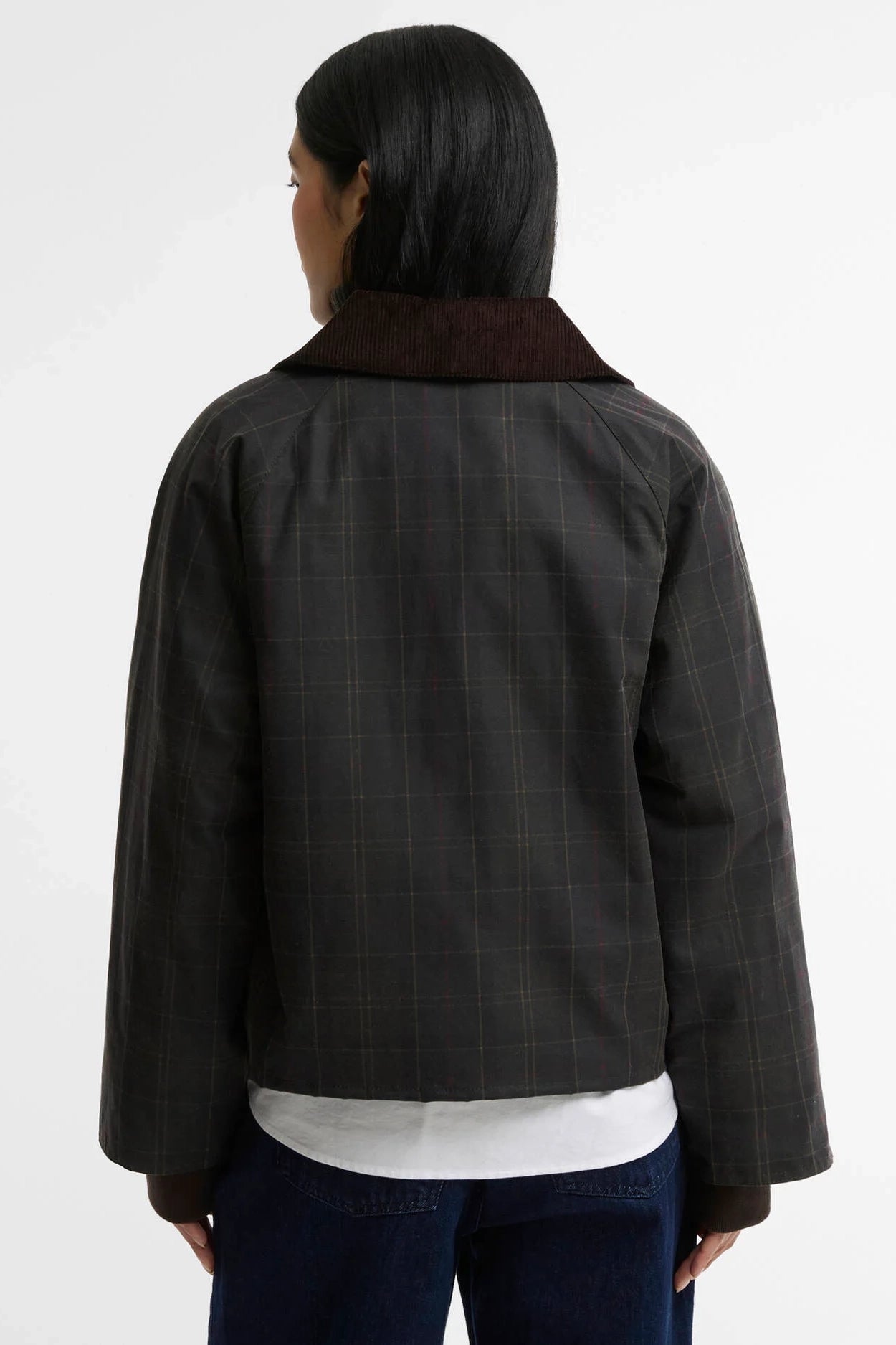 Arlene Checked Waxed Jacket Jackets & Coats Barbour