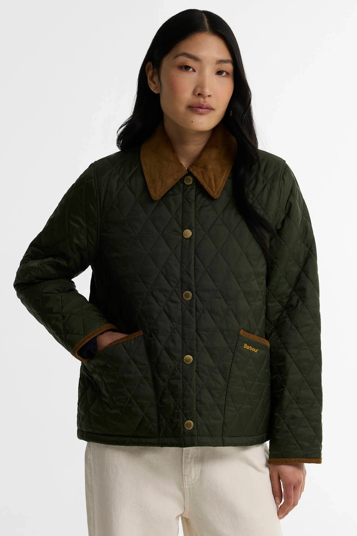 Icons Cropped Liddesdale Quilted Jacket Jackets & Coats Barbour