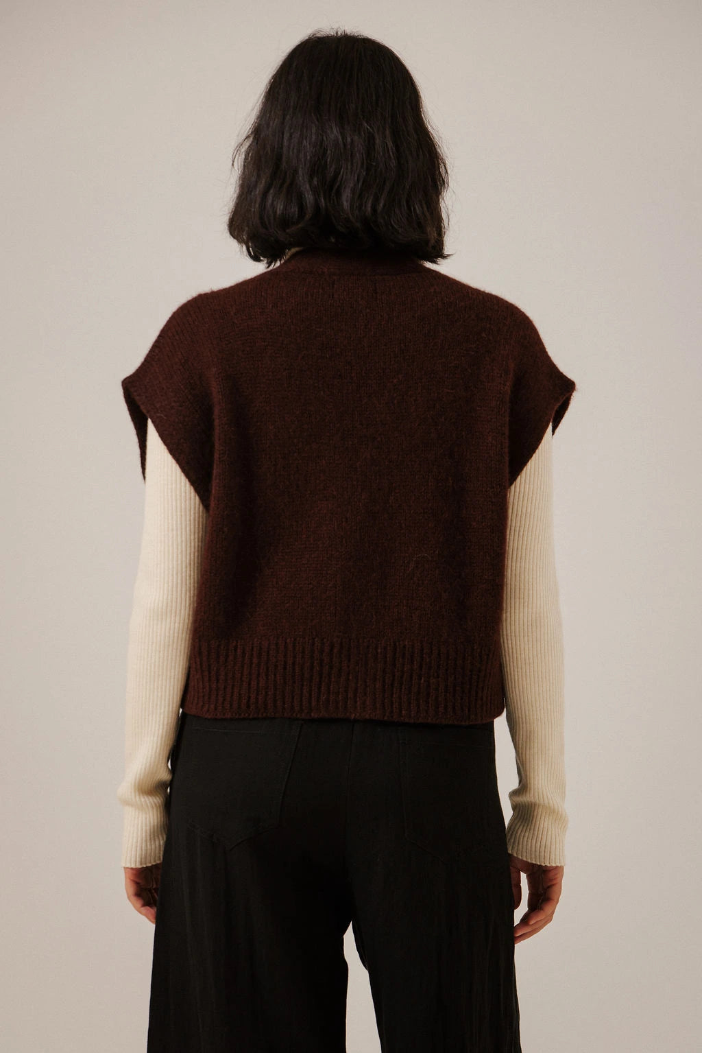 Alpaca Button Down Vest