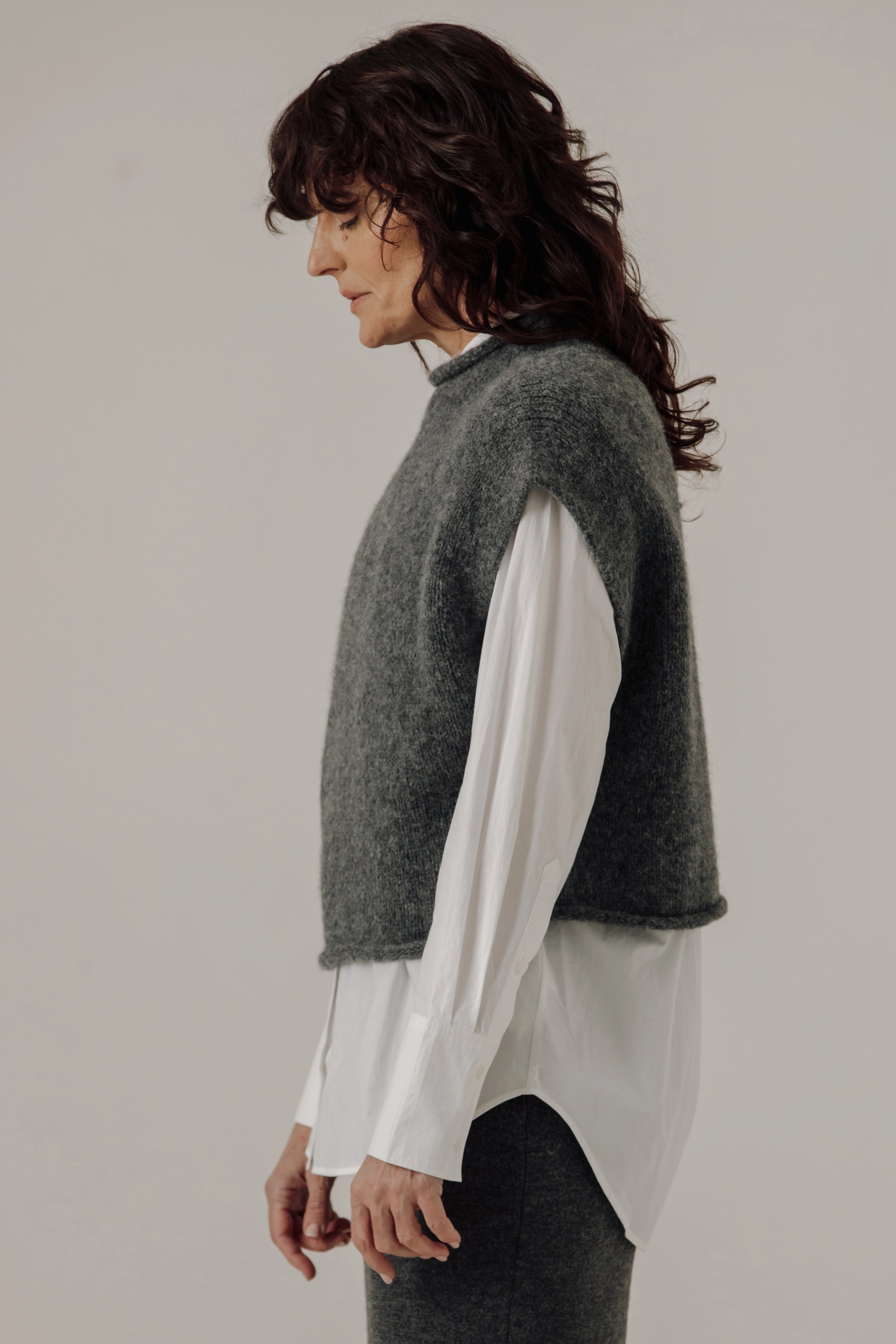 Alpaca Iris Vest Sweaters & Knits Bare Knitwear