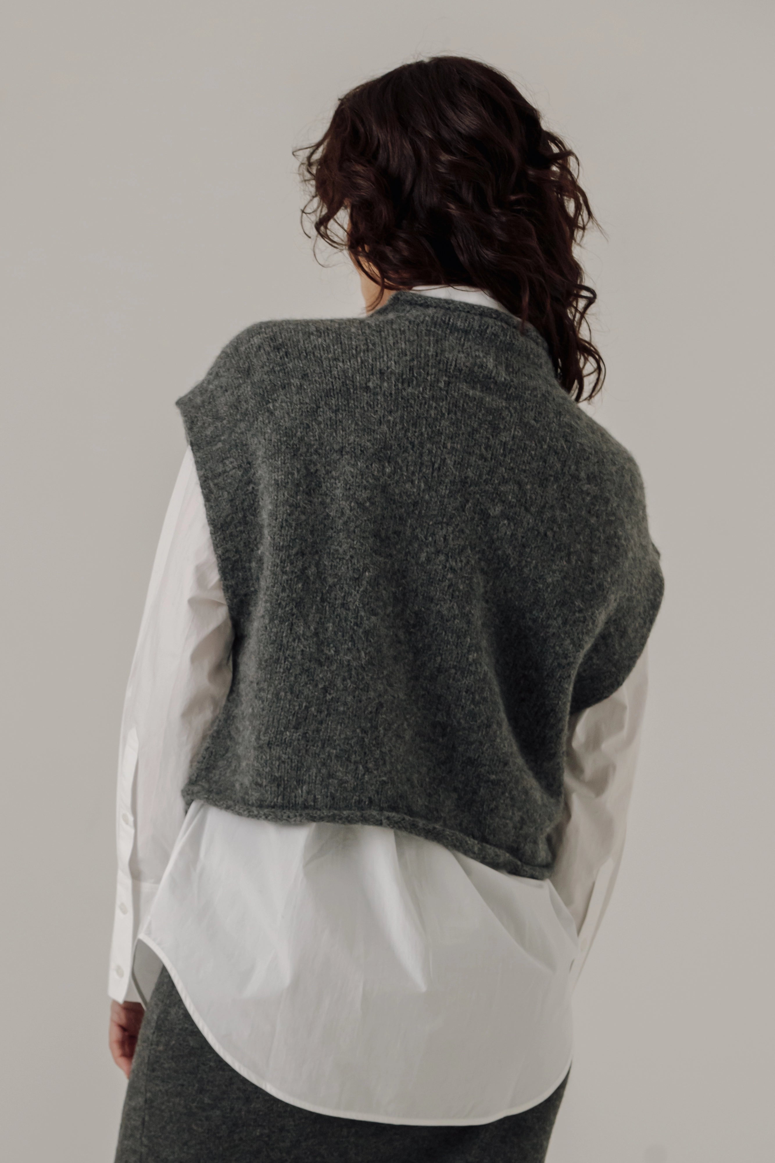 Alpaca Iris Vest Sweaters &amp; Knits Bare Knitwear