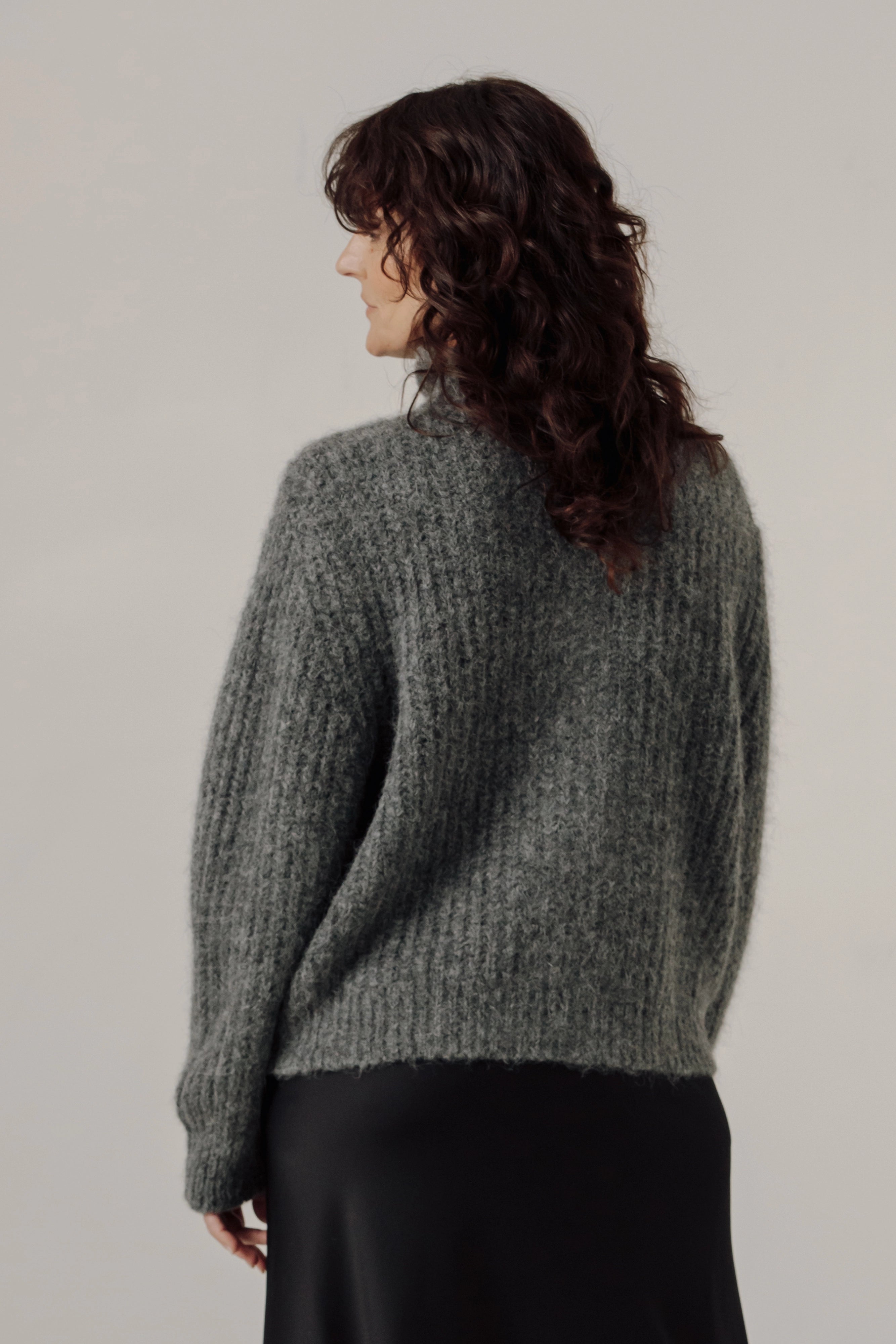 Alpaca Rib Zip Jacket Sweaters &amp; Knits Bare Knitwear