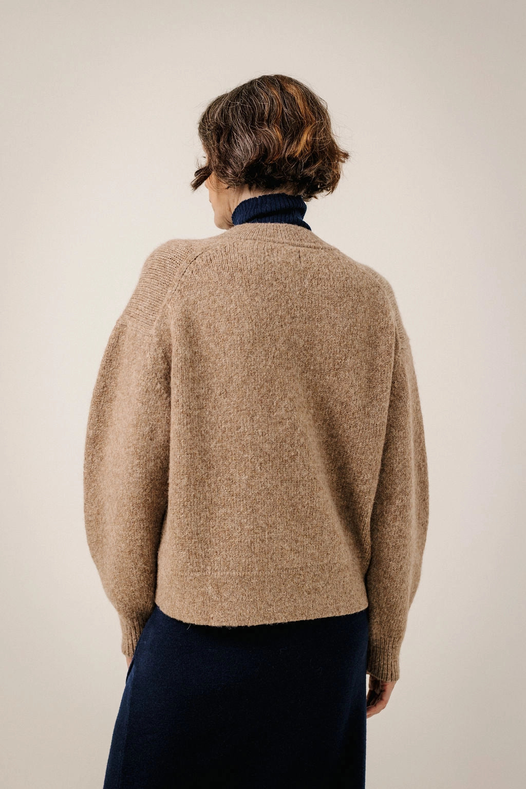 Boxy Alpaca V-Neck Sweaters &amp; Knits Bare Knitwear