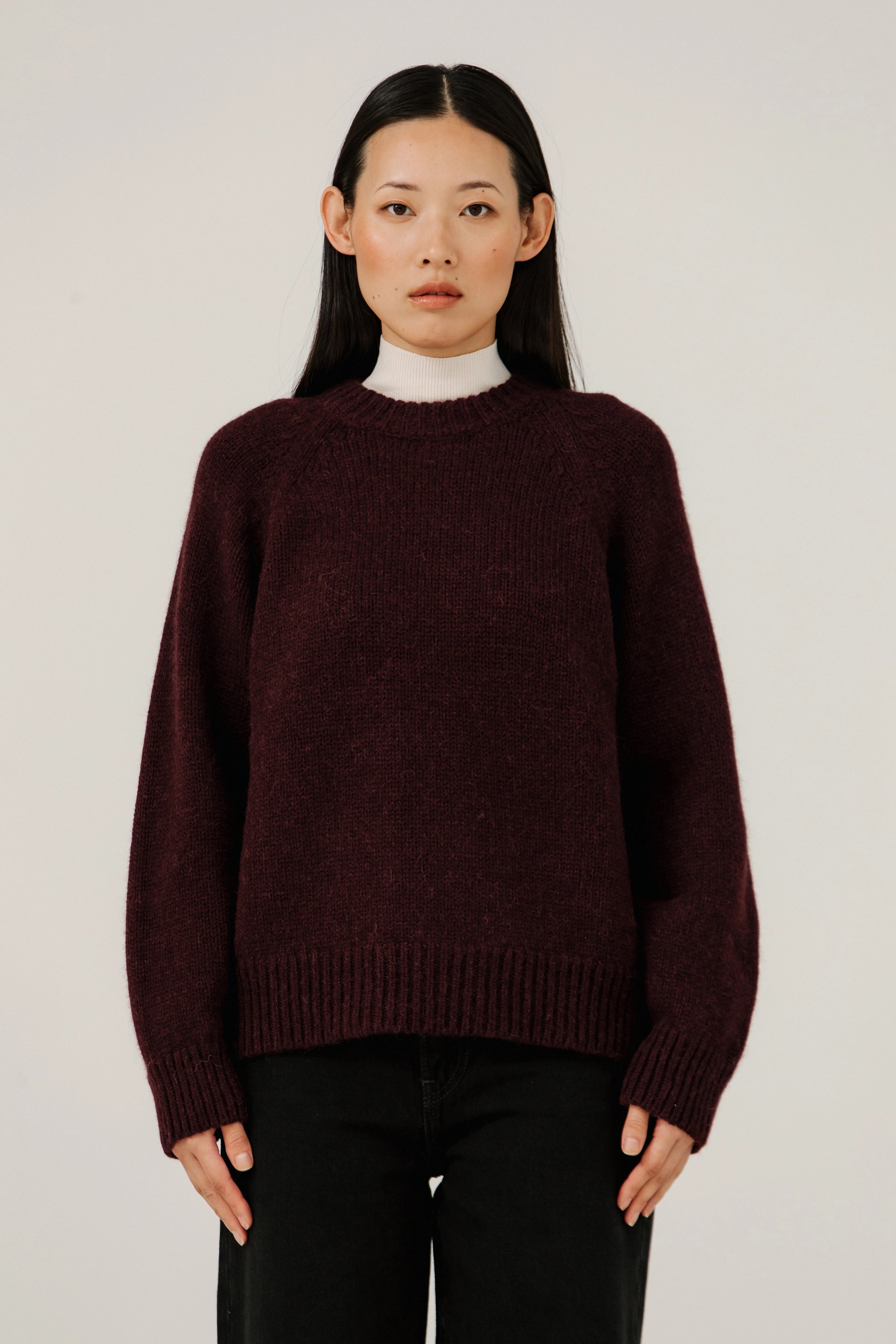 Classic Oversized Crewneck Sweaters & Knits Bare Knitwear