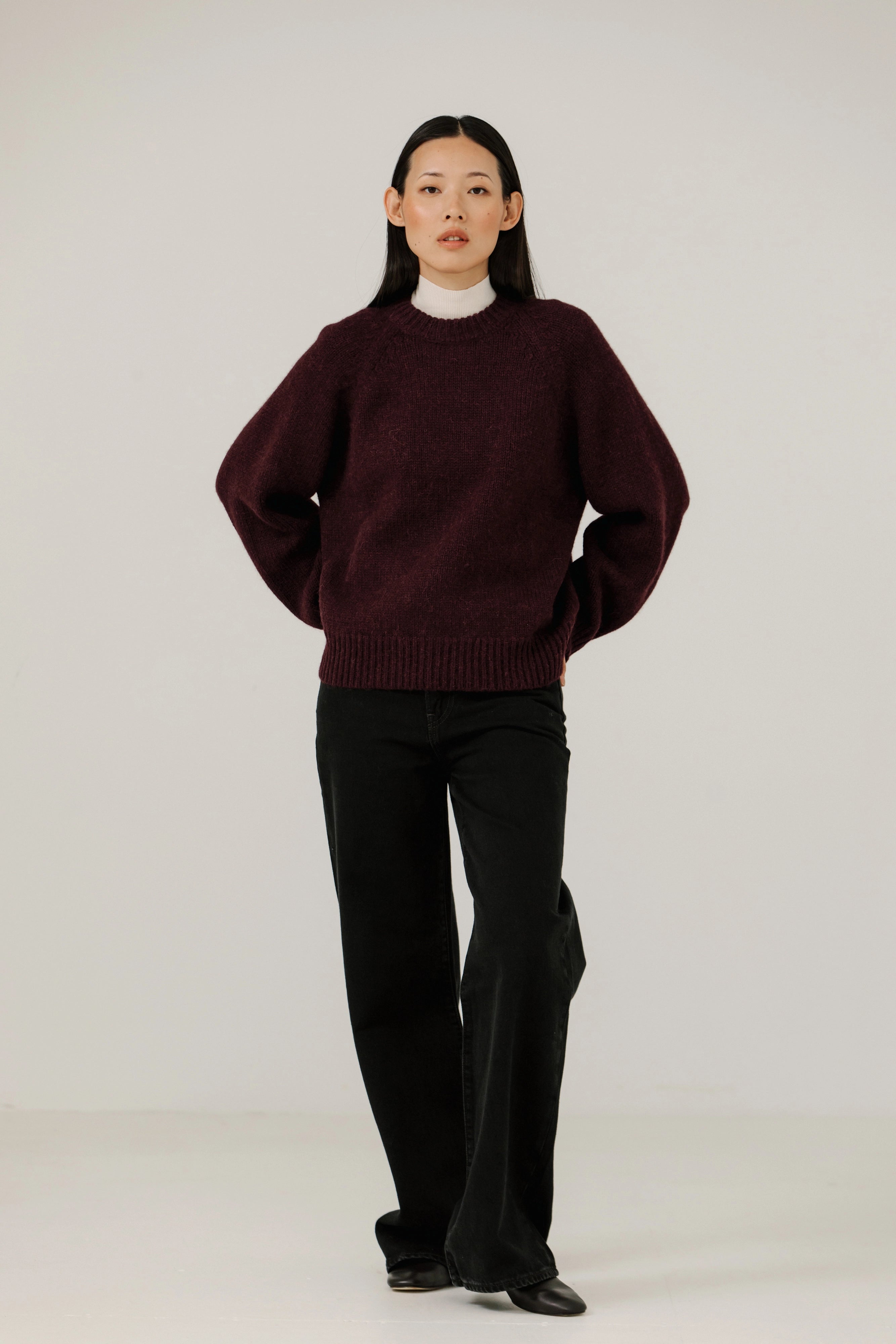 Classic Oversized Crewneck Sweaters & Knits Bare Knitwear