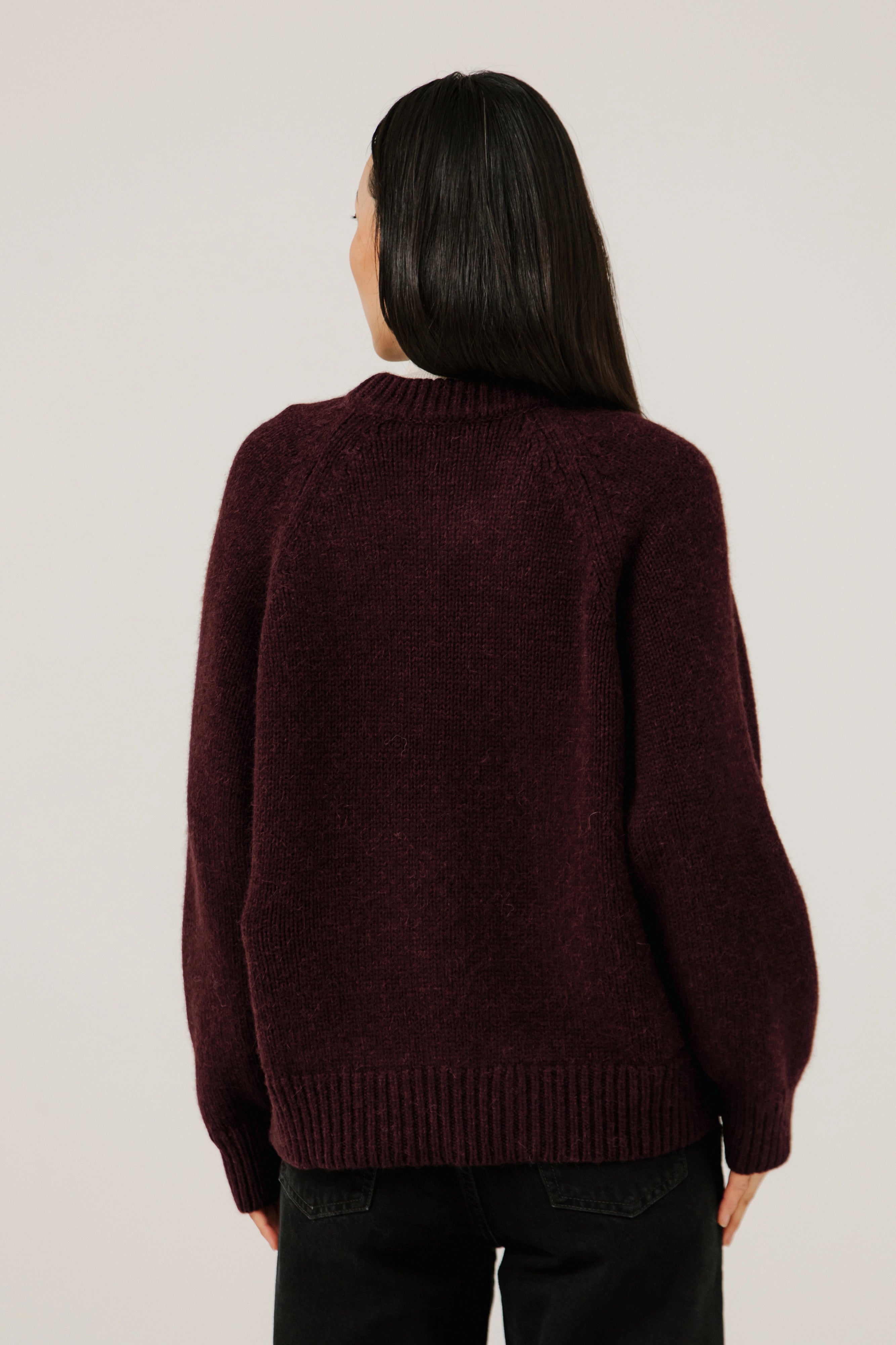 Classic Oversized Crewneck Sweaters &amp; Knits Bare Knitwear