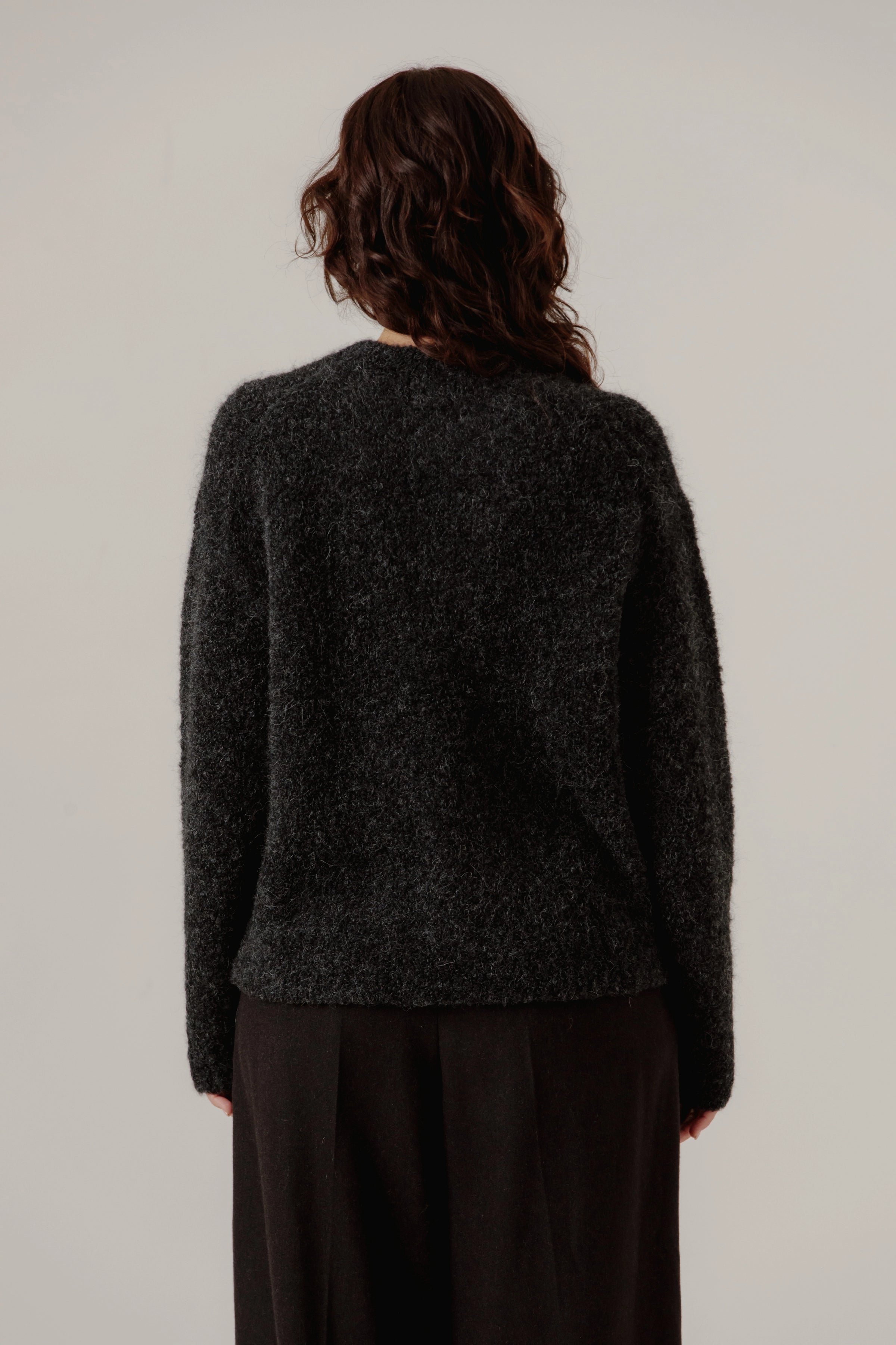 Colette Boucle Crewneck Sweaters &amp; Knits Bare Knitwear