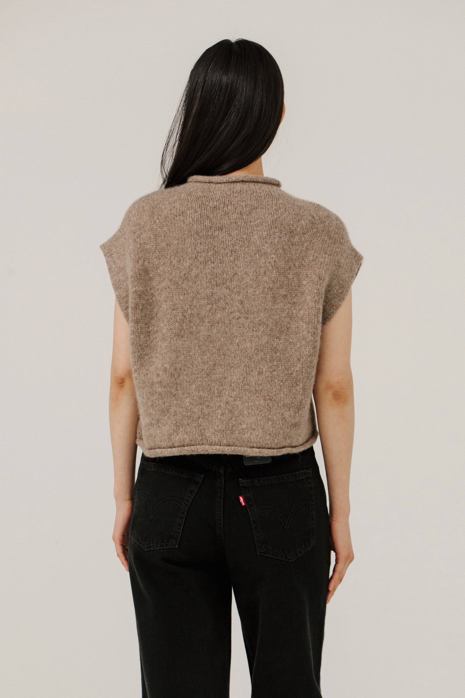 Alpaca Iris Vest Sweaters &amp; Knits Bare Knitwear