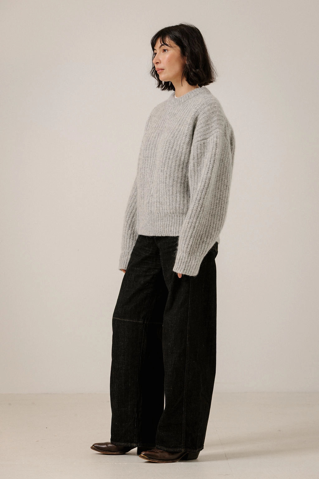 Lofty Alpaca Crewneck Sweaters & Knits Bare Knitwear