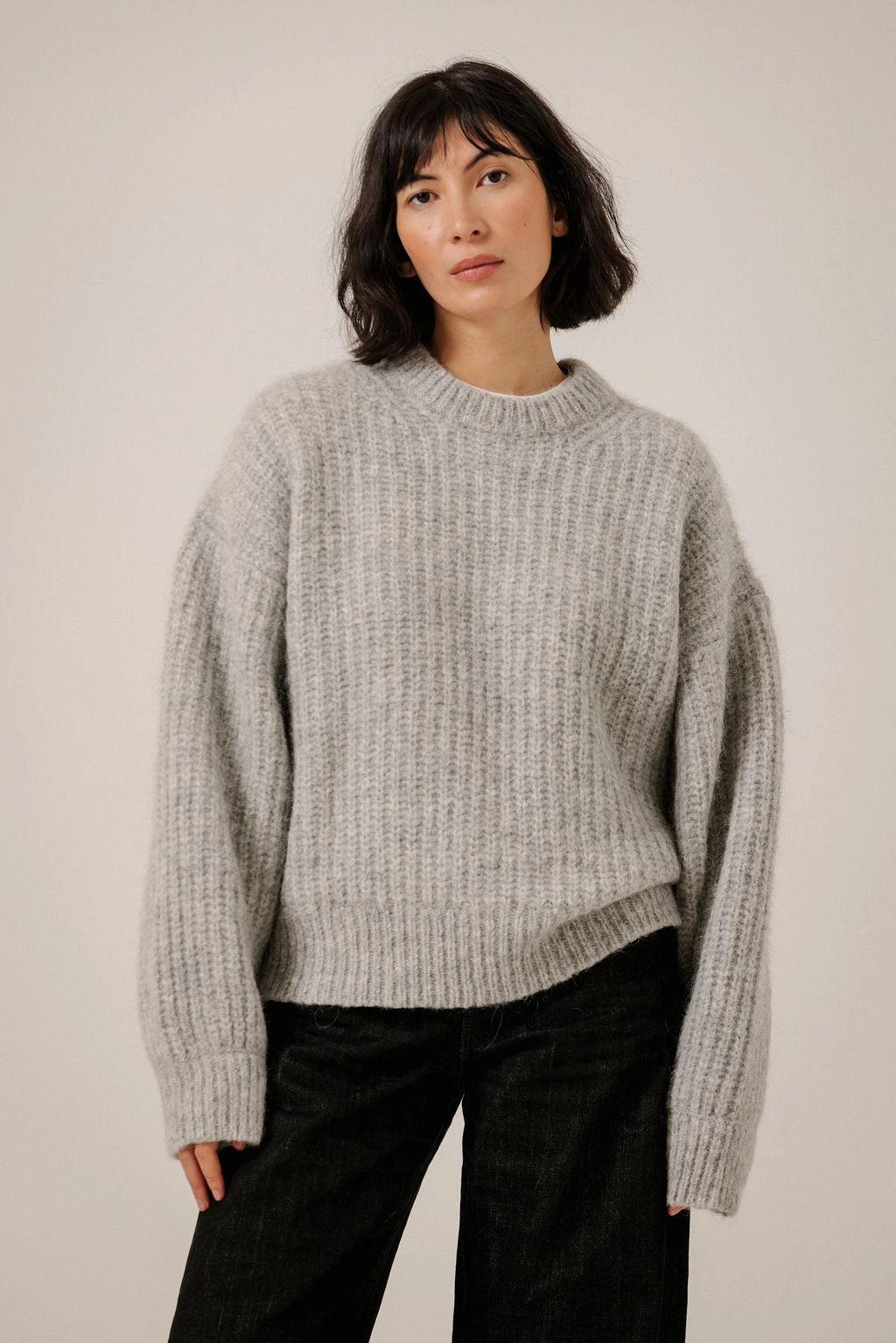 Lofty Alpaca Crewneck Sweaters & Knits Bare Knitwear