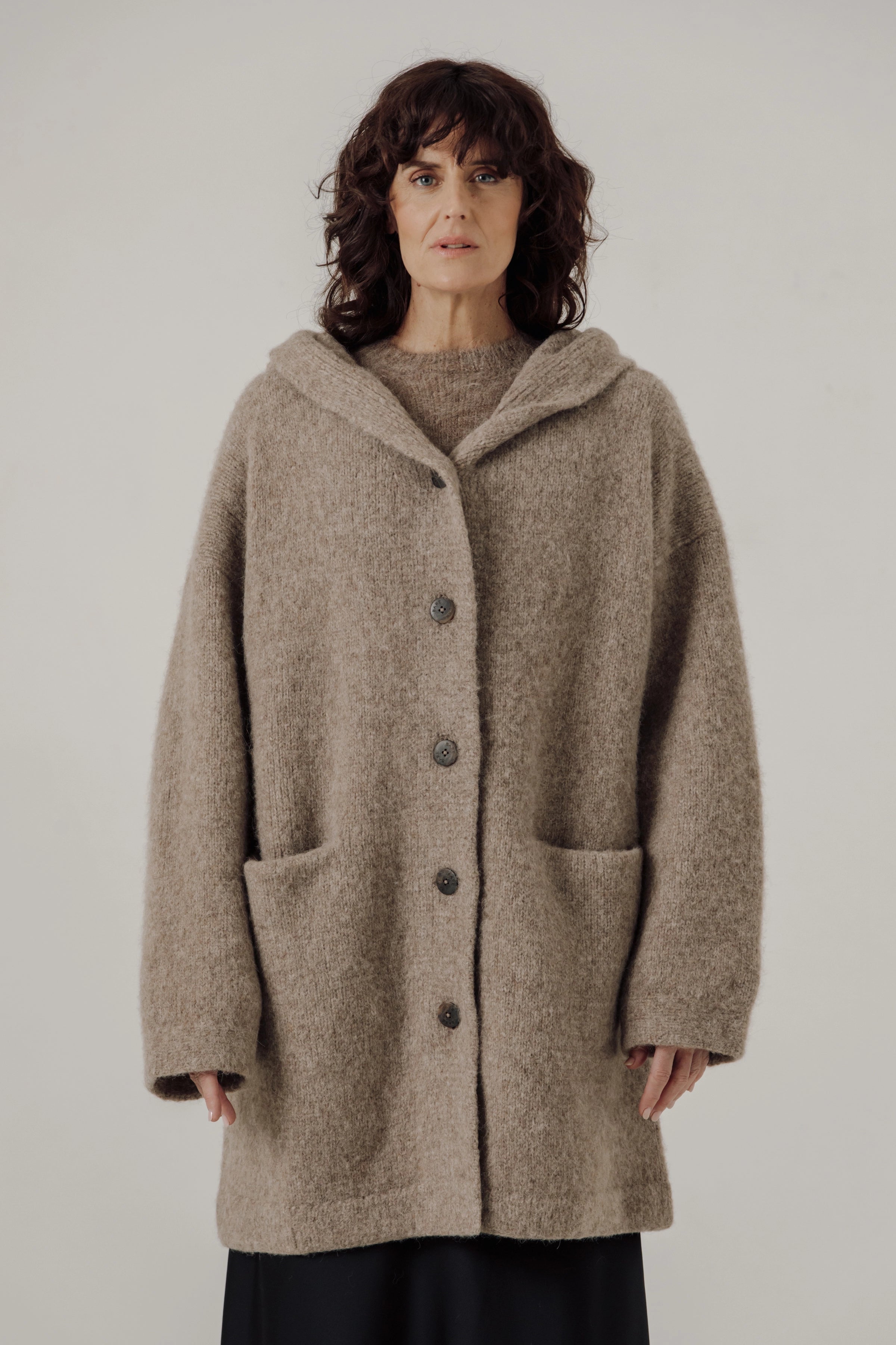 Nook Alpaca Knit Coat Sweaters & Knits Bare Knitwear