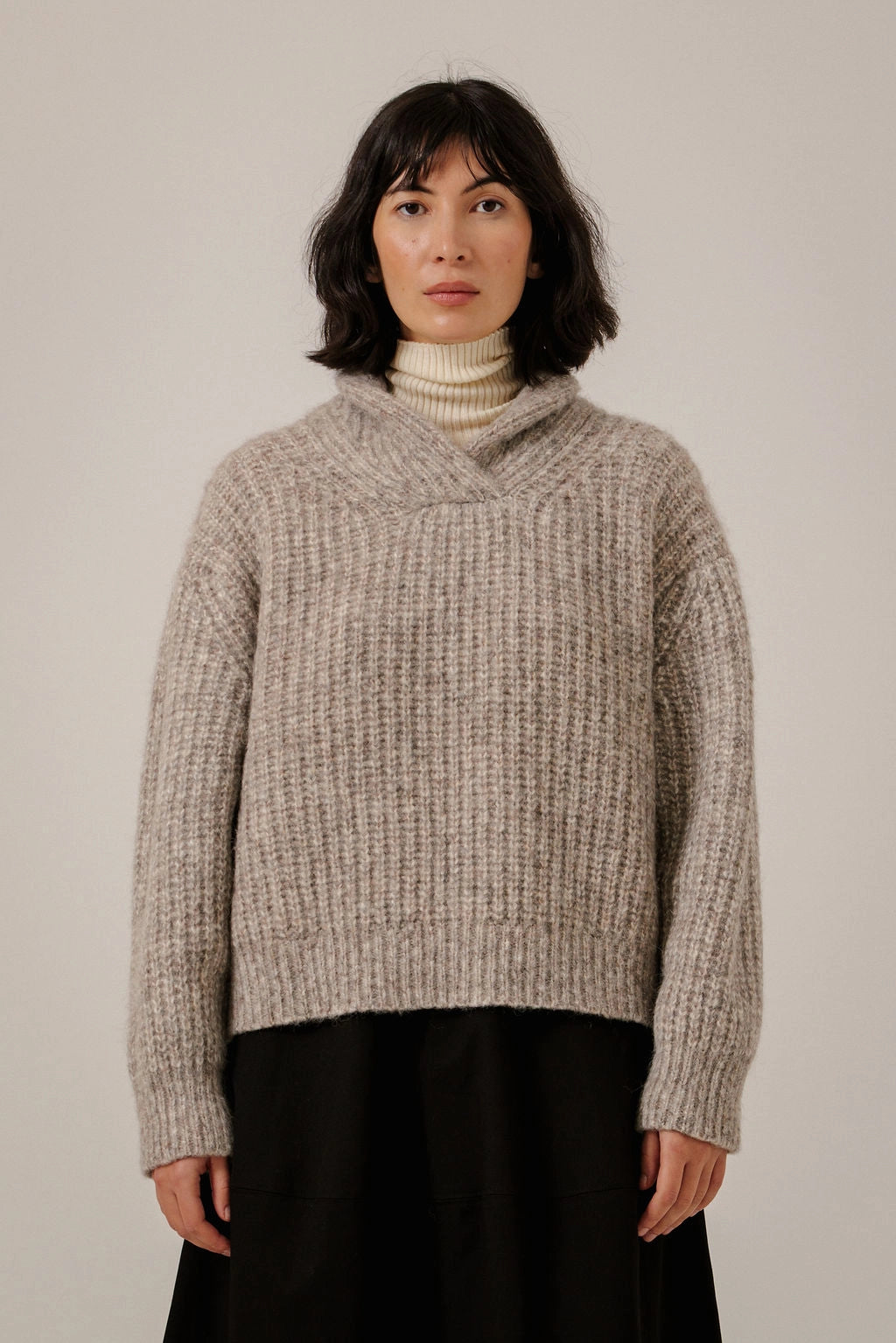 Oversized Shawl Pullover Sweaters & Knits Bare Knitwear