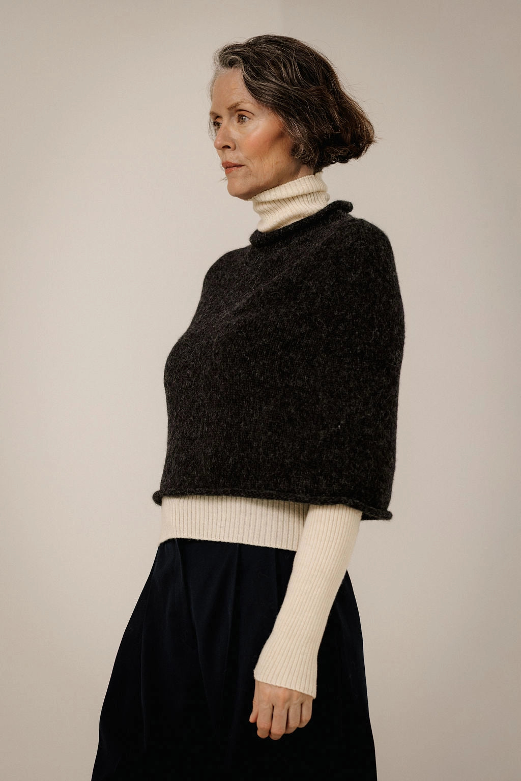 Alpaca Poncho Sweaters & Knits Bare Knitwear