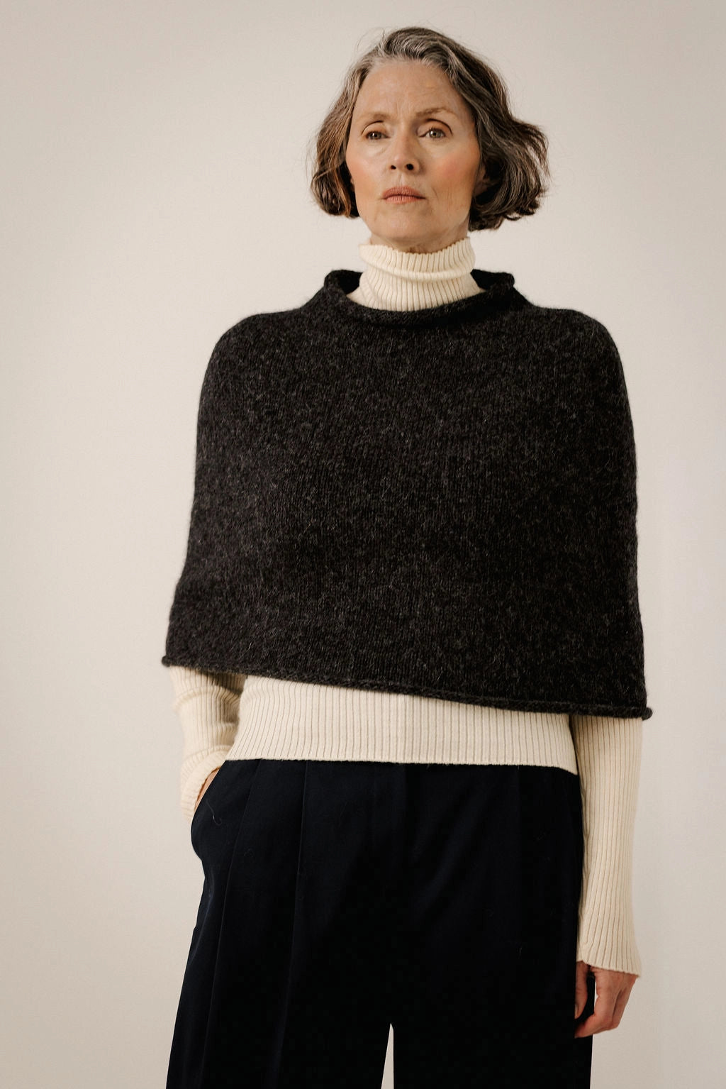 Alpaca Poncho Sweaters & Knits Bare Knitwear