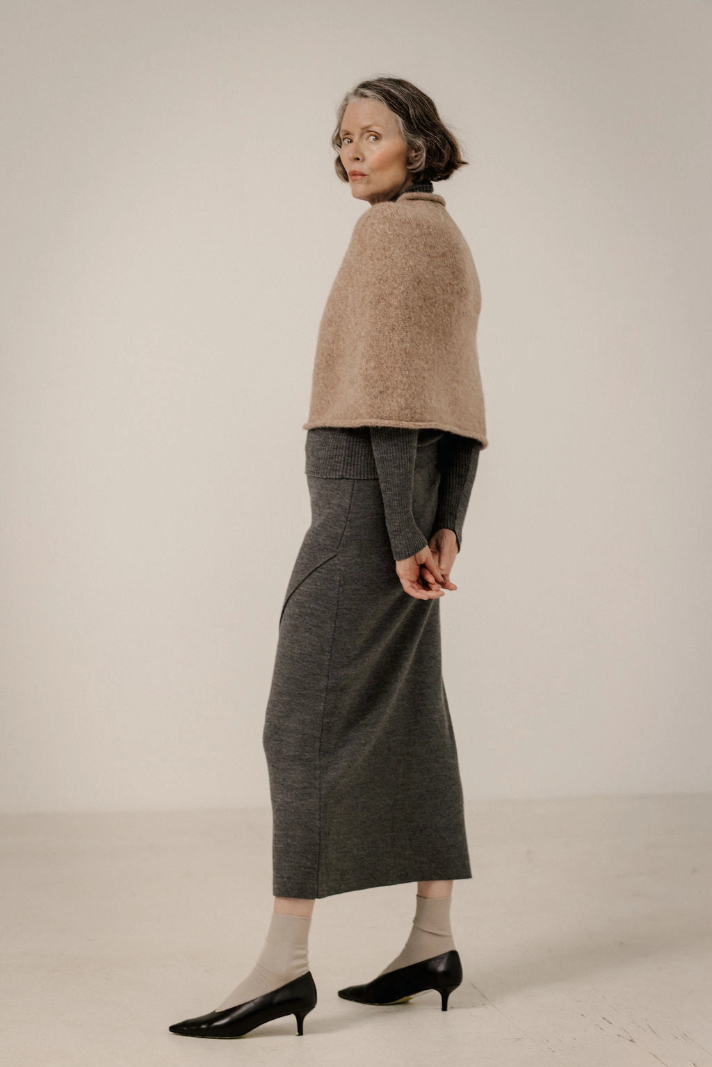 Alpaca Poncho Sweaters &amp; Knits Bare Knitwear