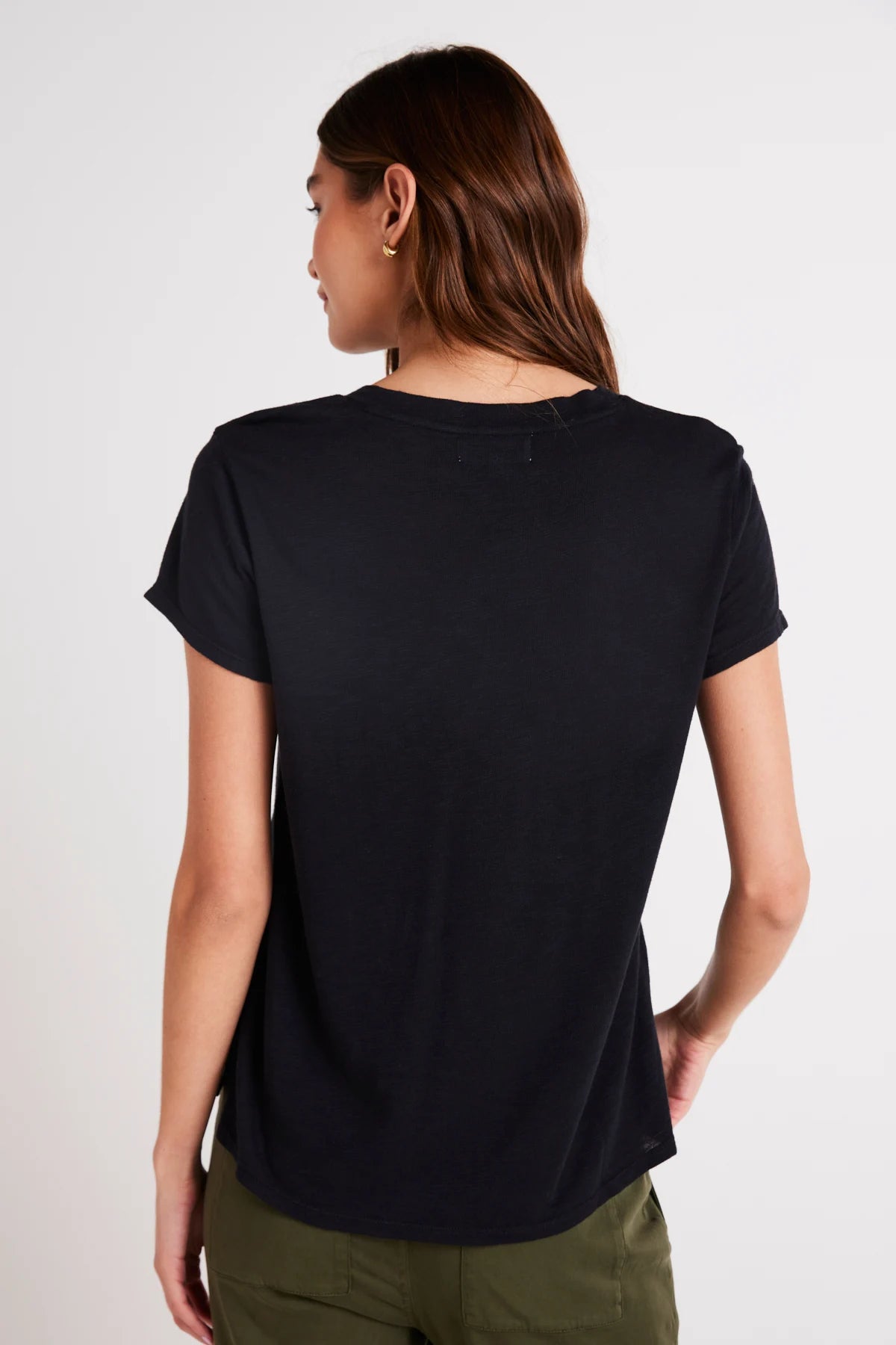 Side Slit V-Neck Tee T-Shirts Bella Dahl