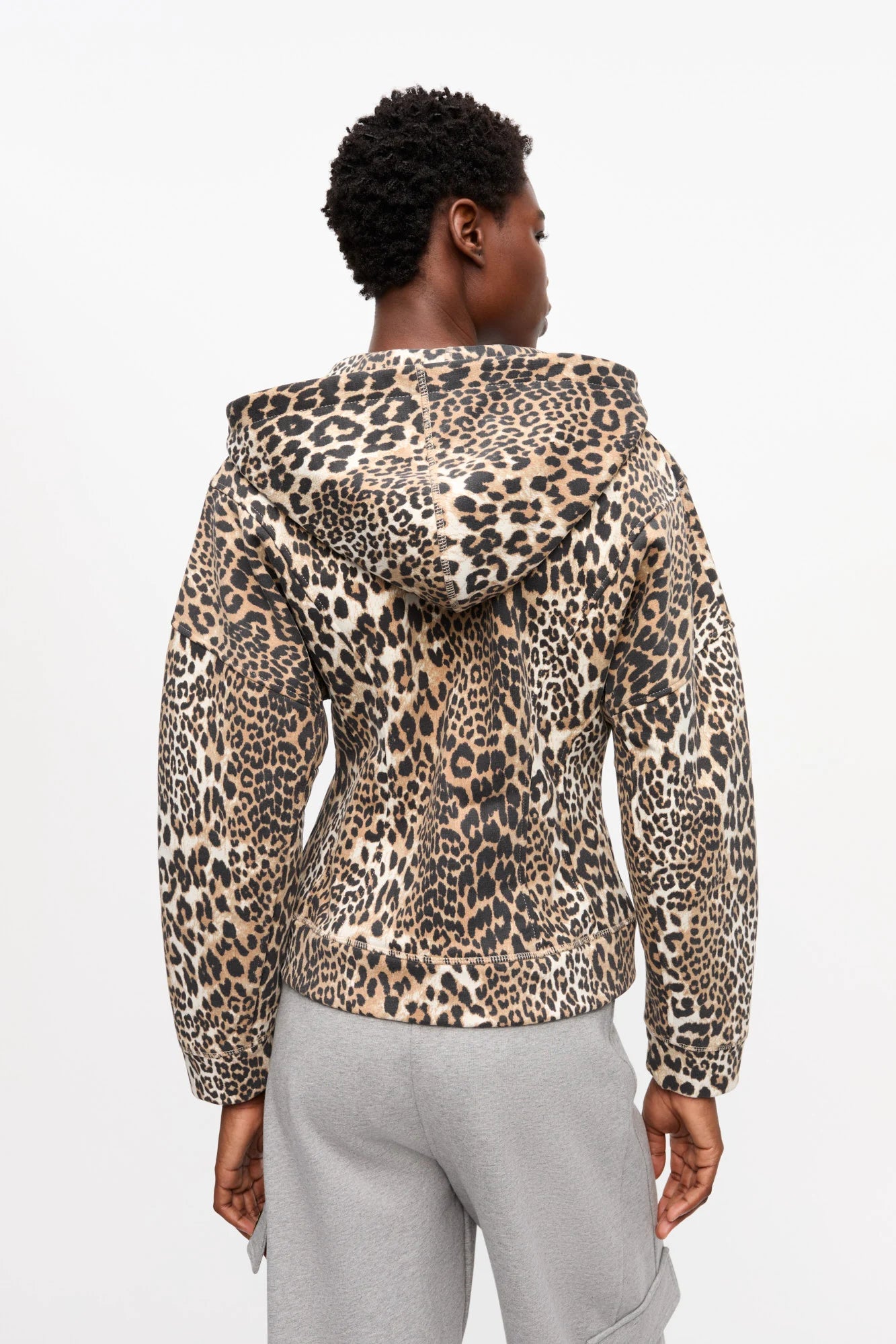 Fleece Zip Hoodie Sweaters &amp; Knits Ganni