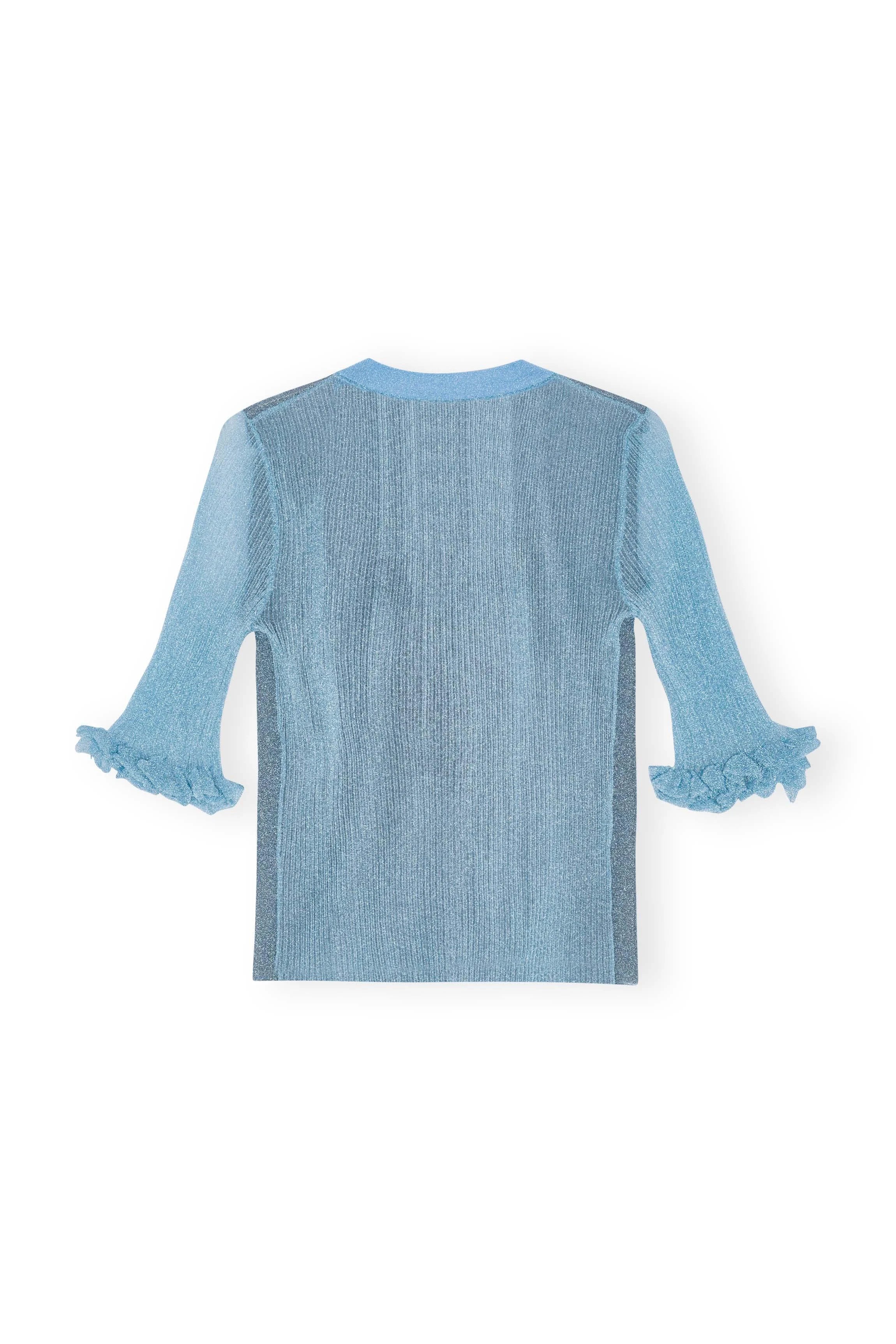 Sheer Jacquard Top Tops Ganni