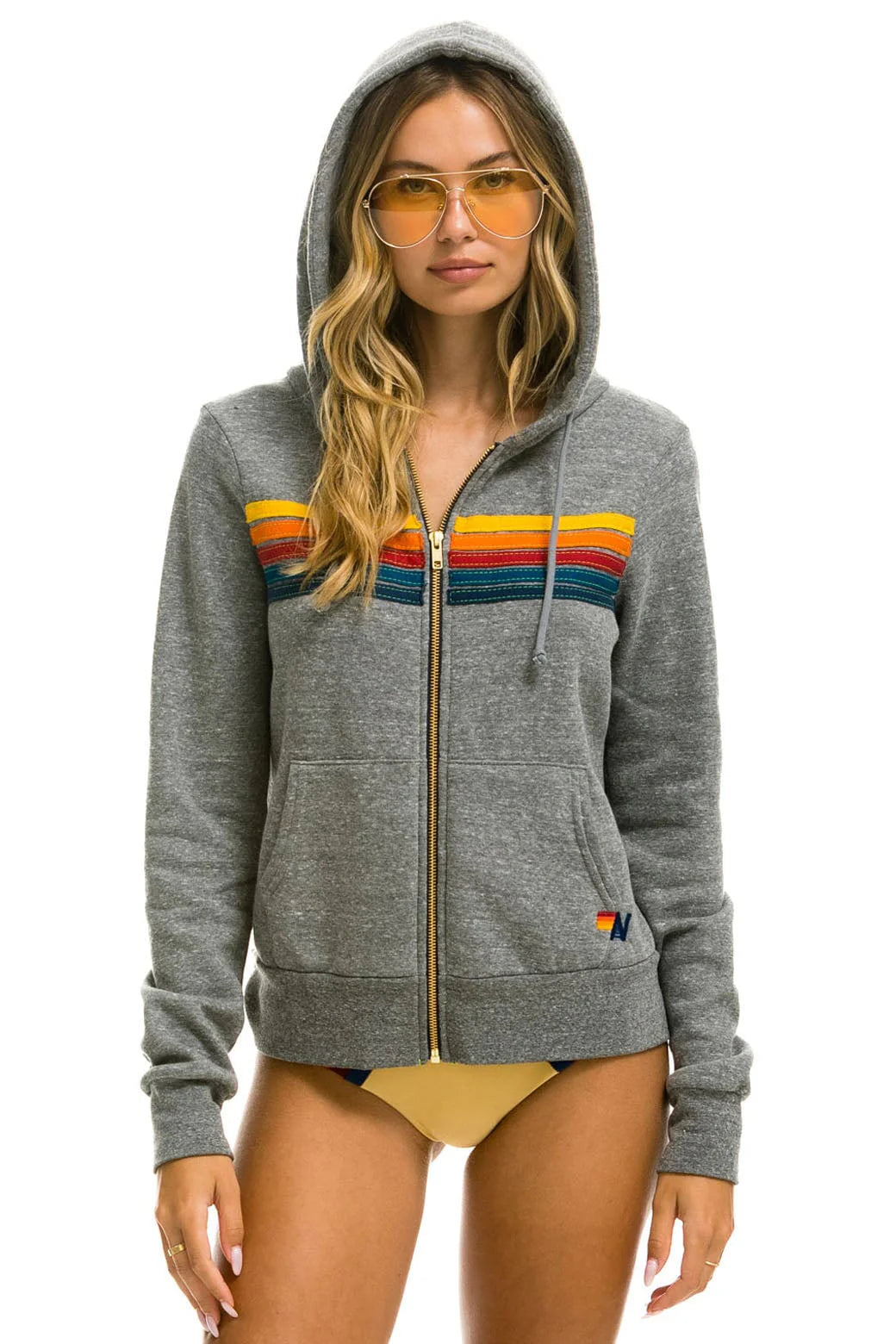 5 Stripe Hoodie Sweaters &amp; Knits Aviator Nation