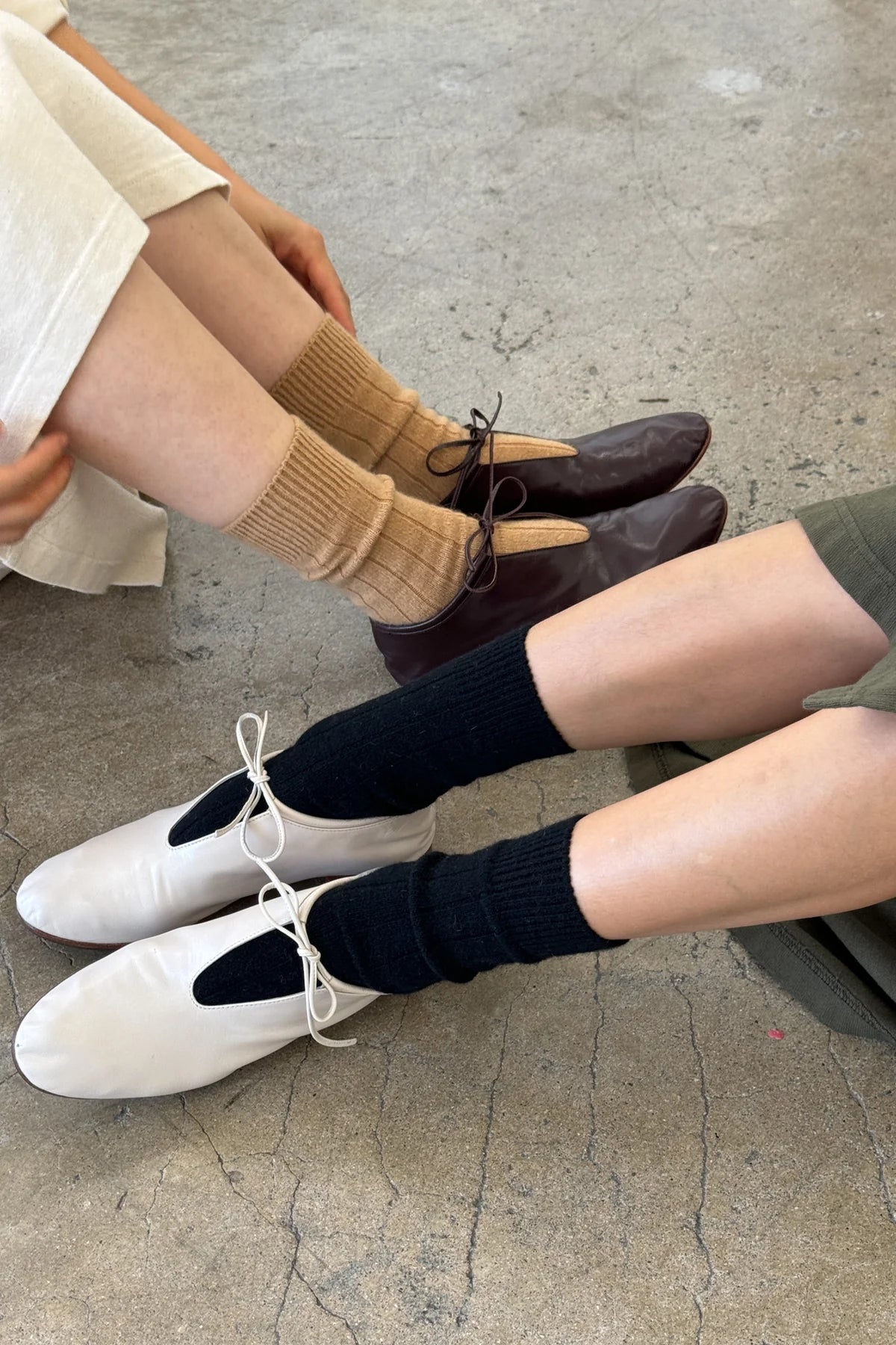 Classic Cashmere Socks Accessories Le Bon Shoppe