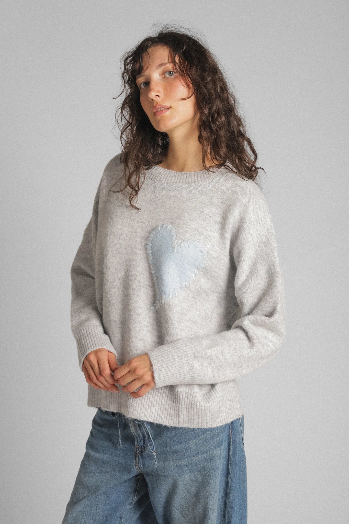Heart Eco Pullover Sweaters &amp; Knits Lyla + Luxe