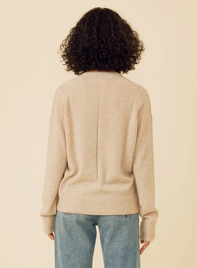 Sloane Cashmere Cardigan Sweaters &amp; Knits One Grey Day