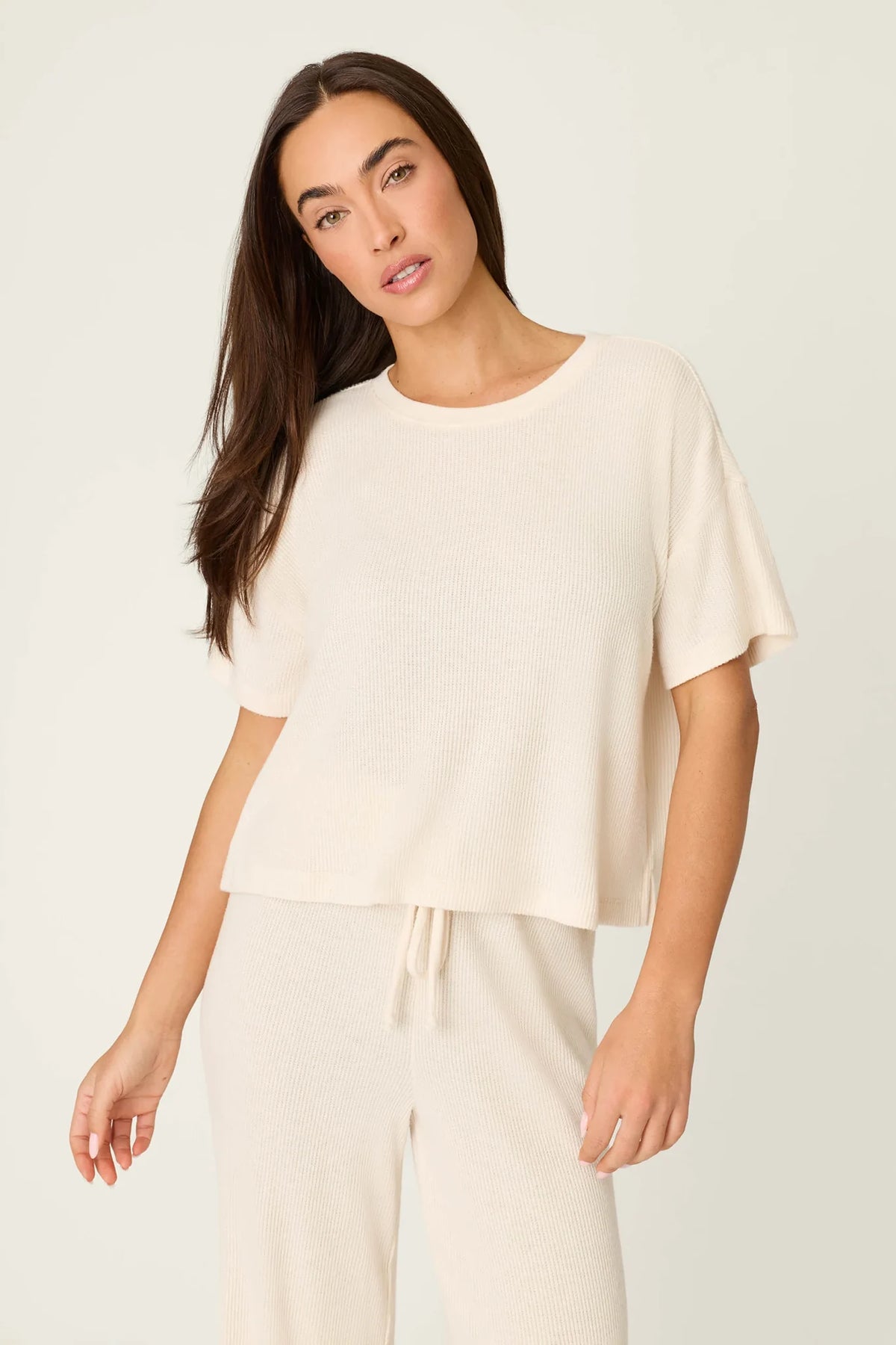 Textured Essentials Short Sleeve Top Loungewear P.J. Salvage