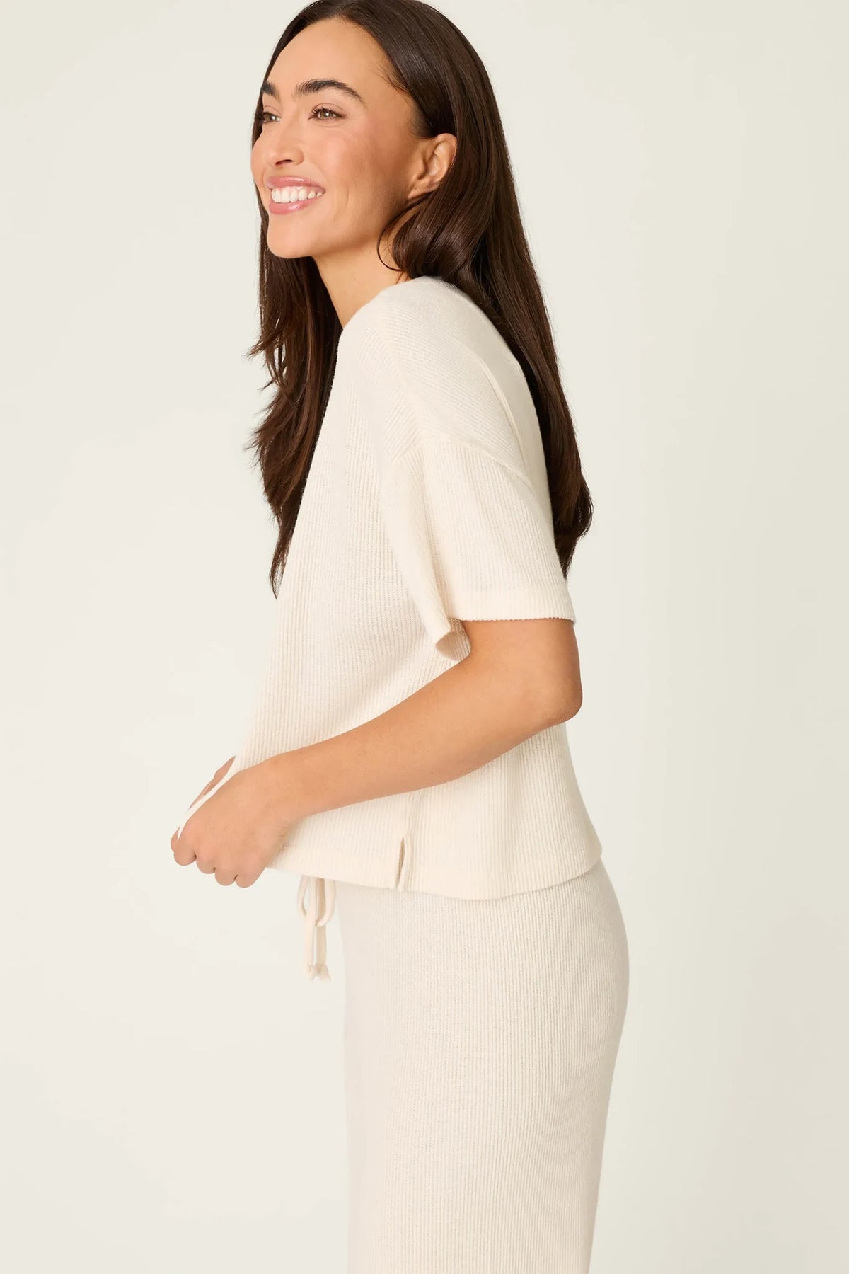 Textured Essentials Short Sleeve Top Loungewear P.J. Salvage