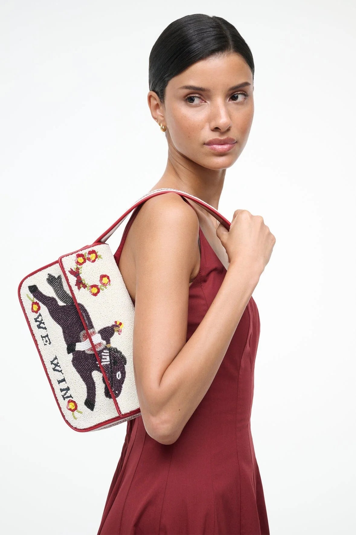 Tommy Beaded Bag Accessories STAUD