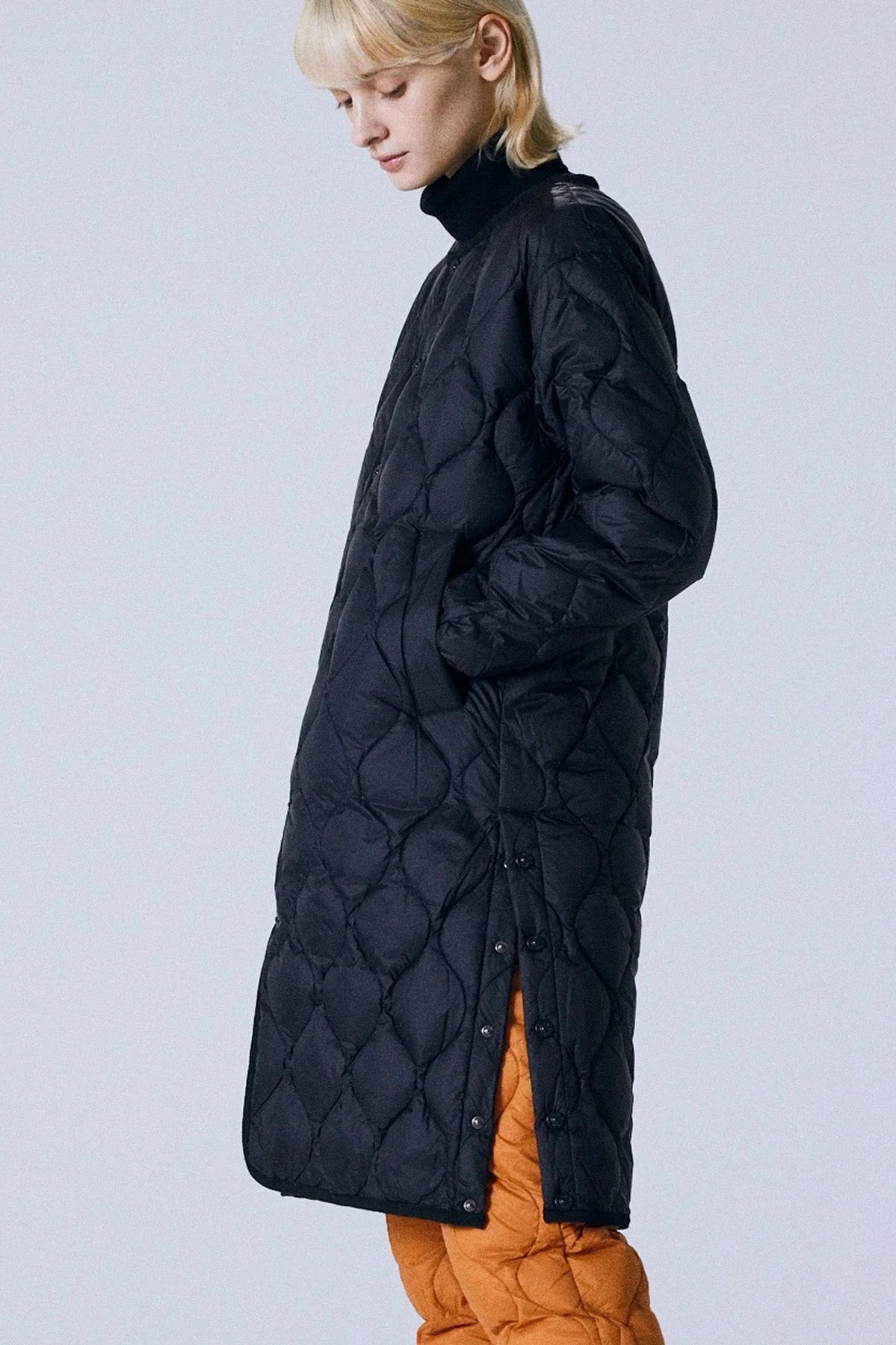 Military Over Size Crew Neck Long Down Jacket Jackets &amp; Coats Taion