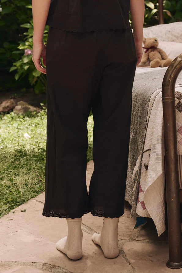 The Eyelet Easy Sleep Pant Sleepwear The Great