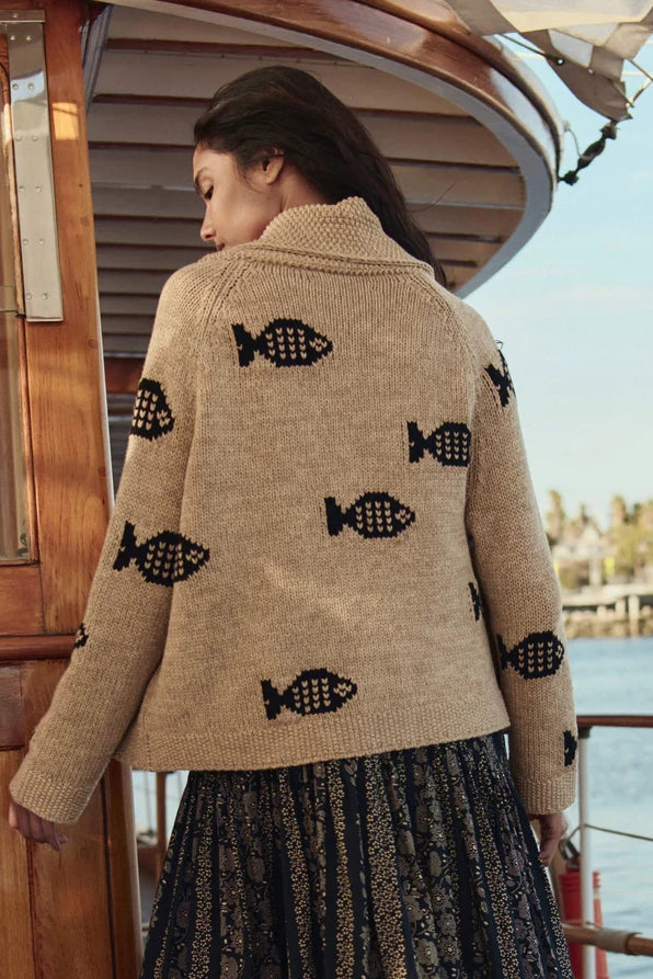 The Swimming Fish Lodge Cardigan Sweaters &amp; Knits The Great